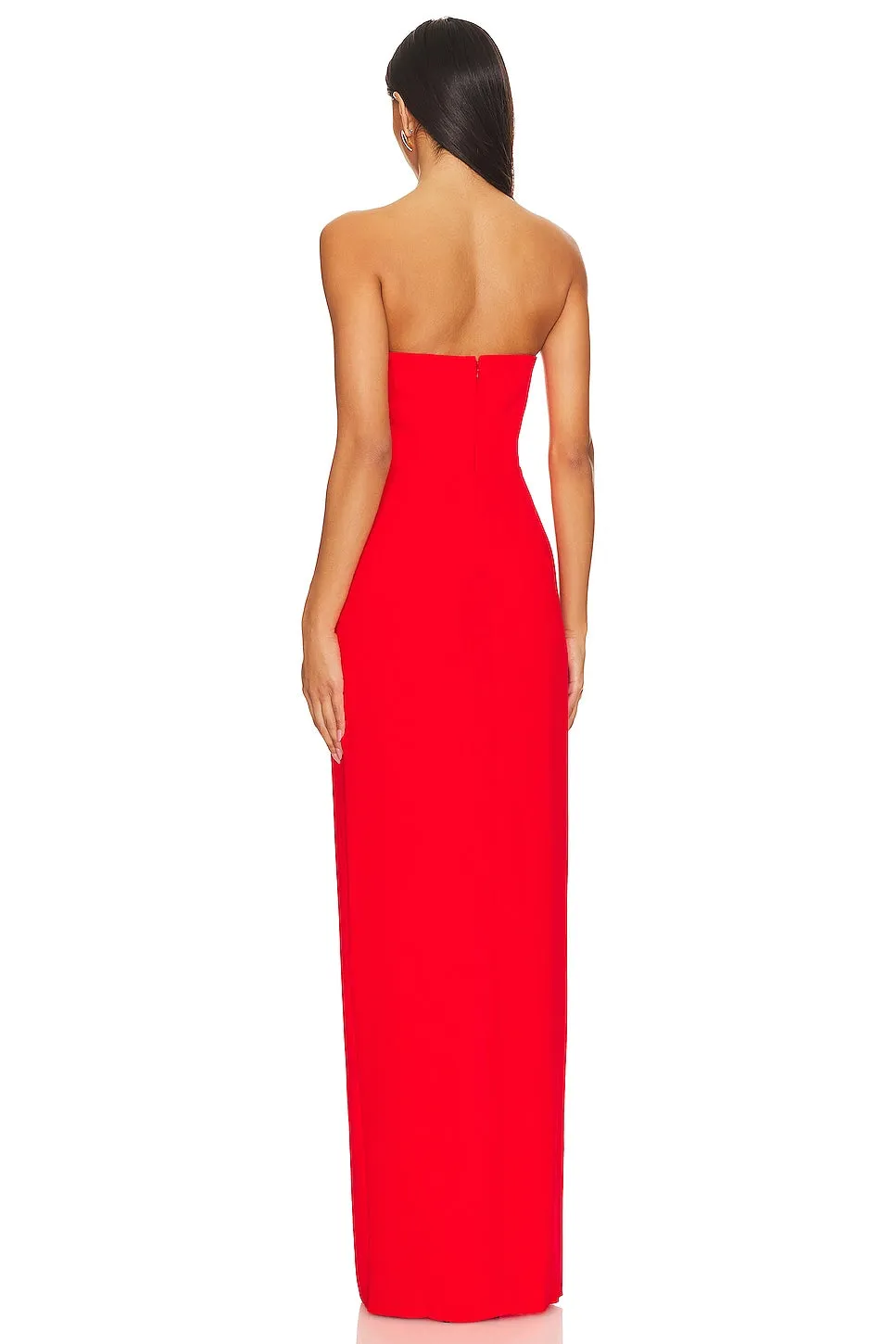 Amanda Uprichard X REVOLVE Wolfe Gown Dress in Crimson