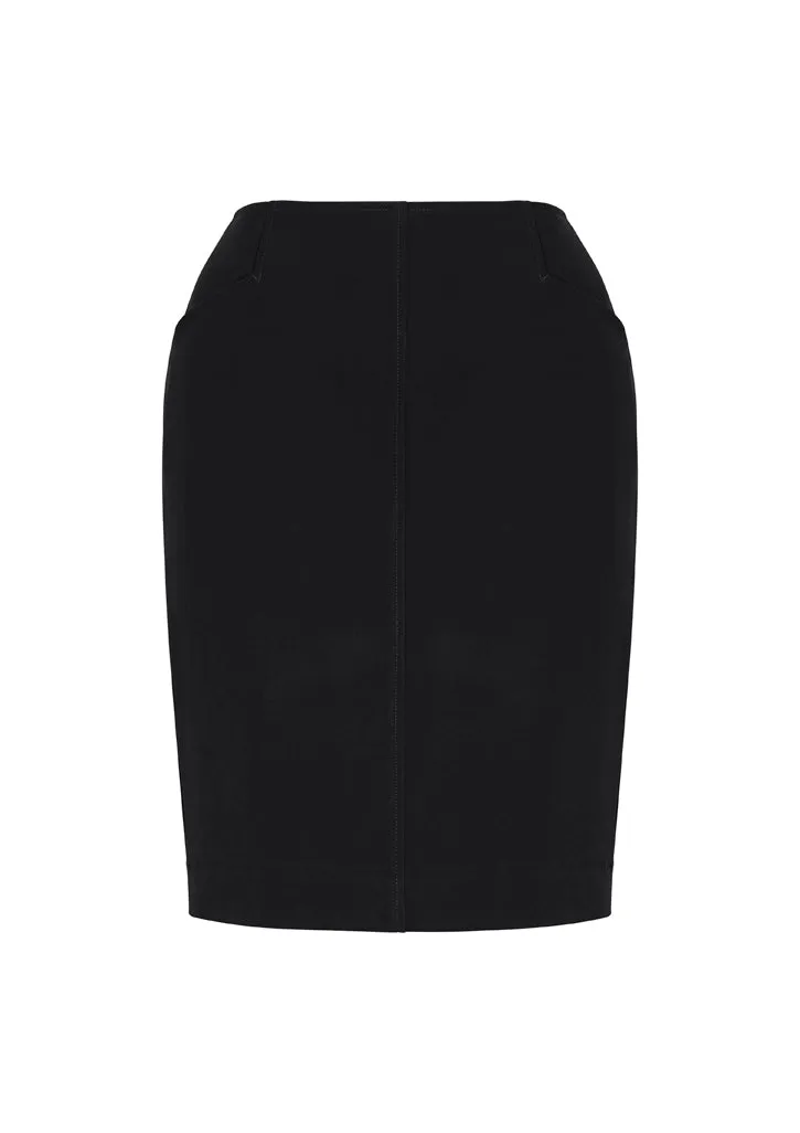 Biz Corporate Womens Siena Bandless Pencil Skirt (20717)