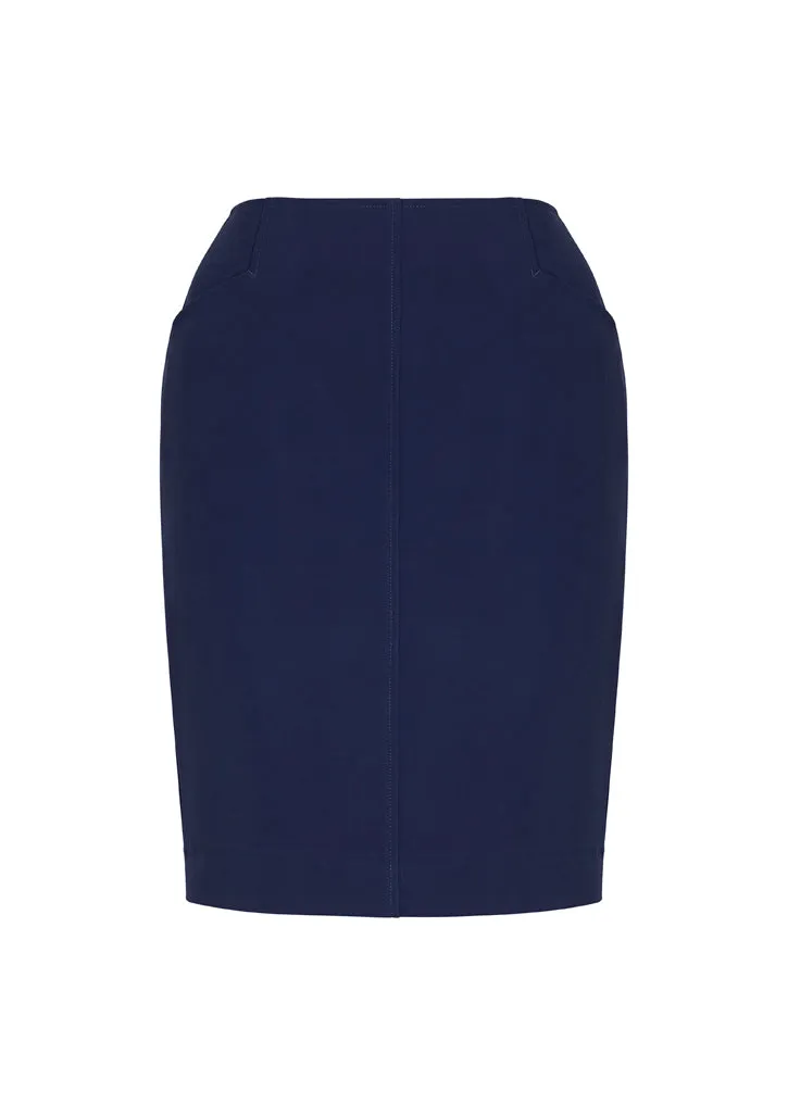 Biz Corporate Womens Siena Bandless Pencil Skirt (20717)