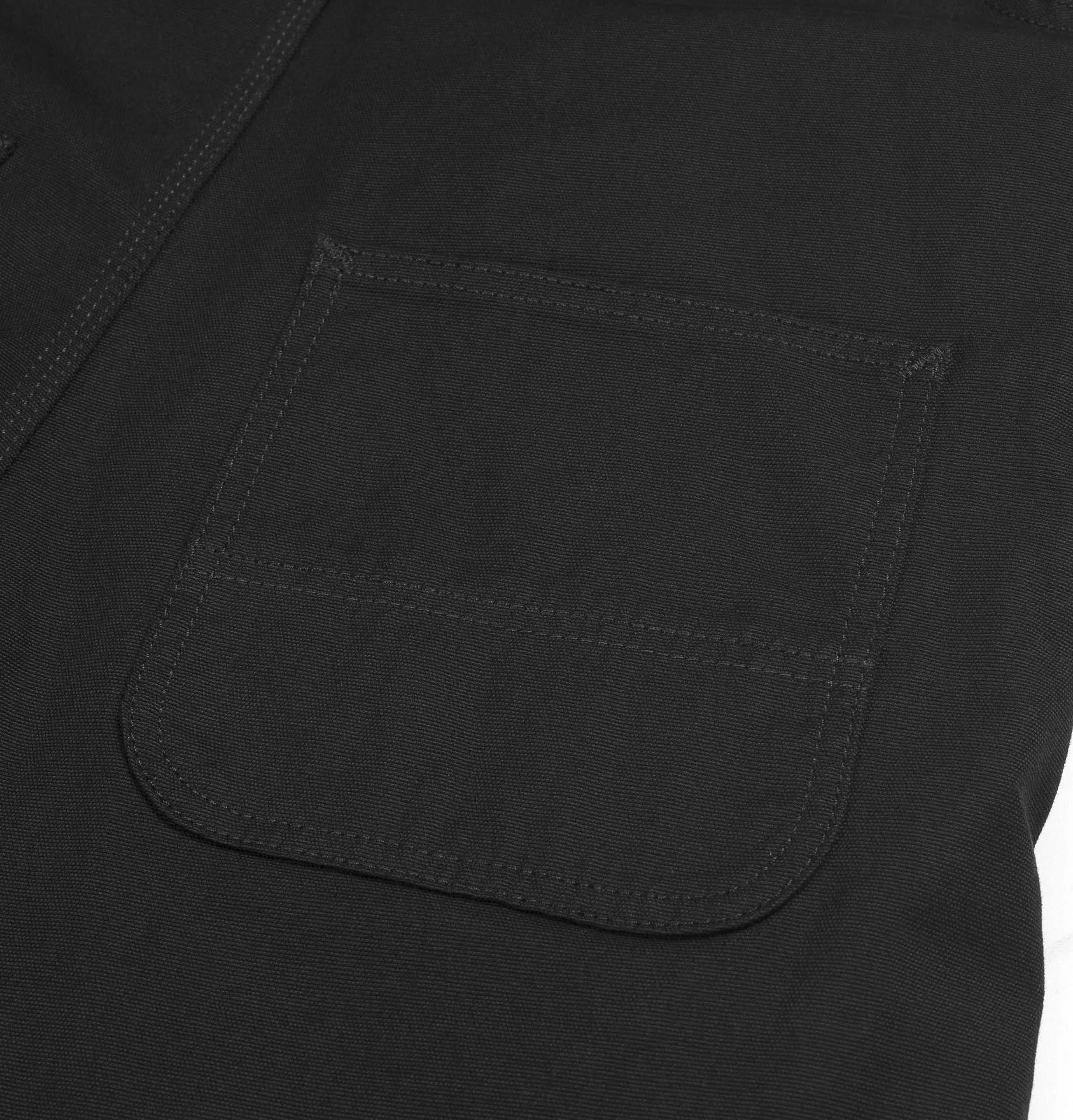 Carhartt WIP Women's W' Bib Overalls – Black – Rinsed