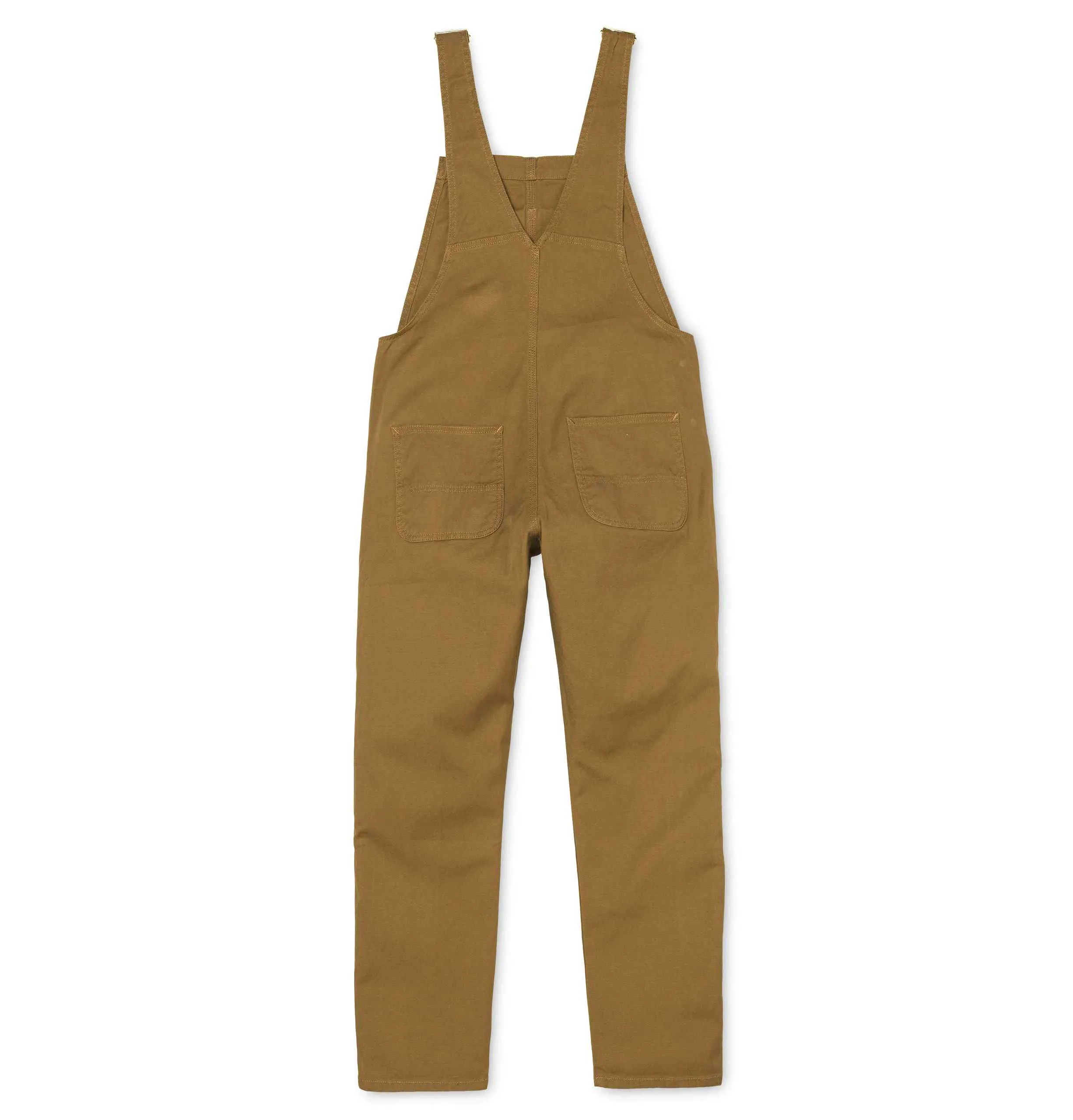 Carhartt WIP Women's W' Bib Overalls – Hamilton Brown (Rinsed)
