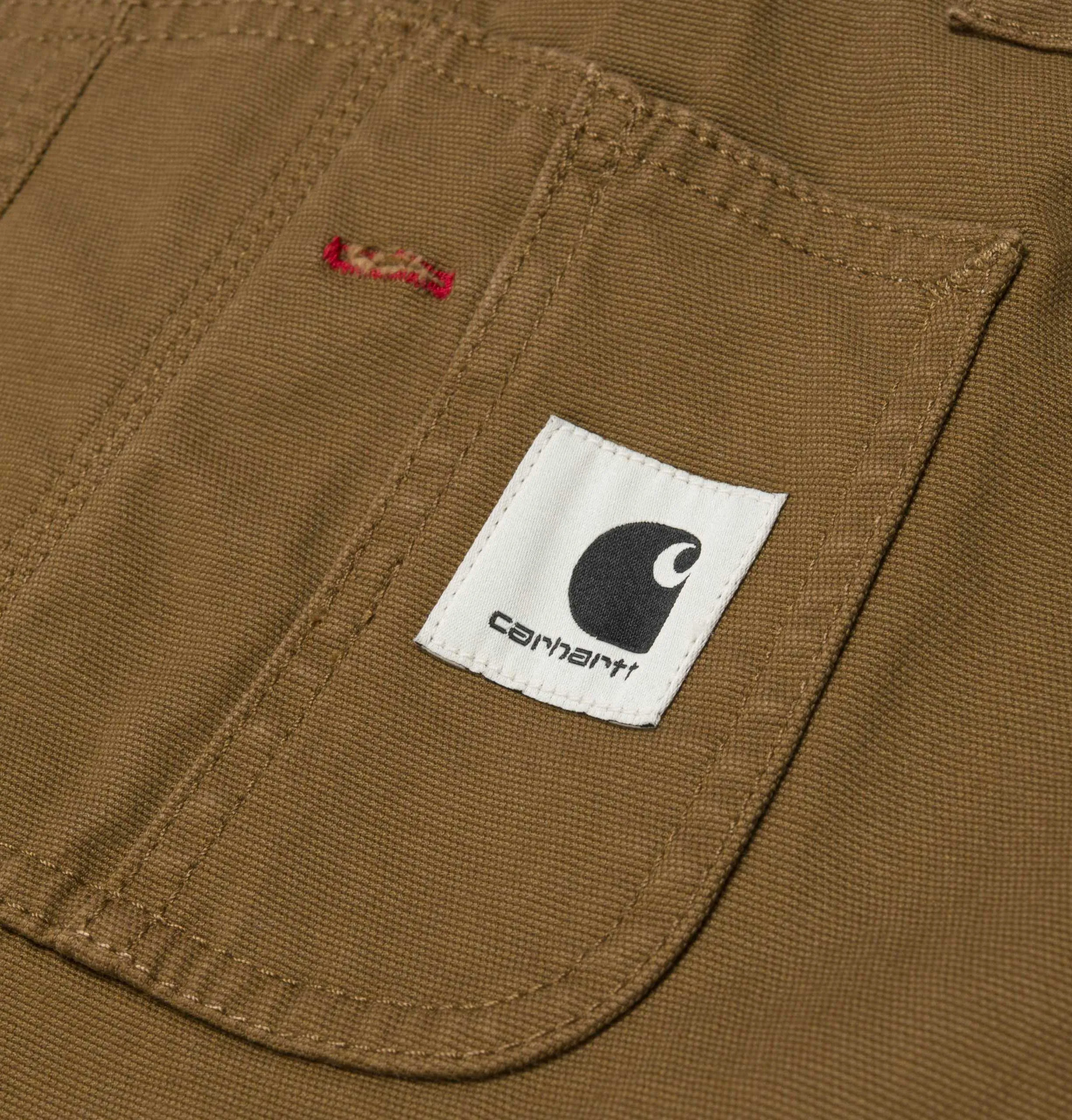 Carhartt WIP Women's W' Bib Overalls – Hamilton Brown (Rinsed)