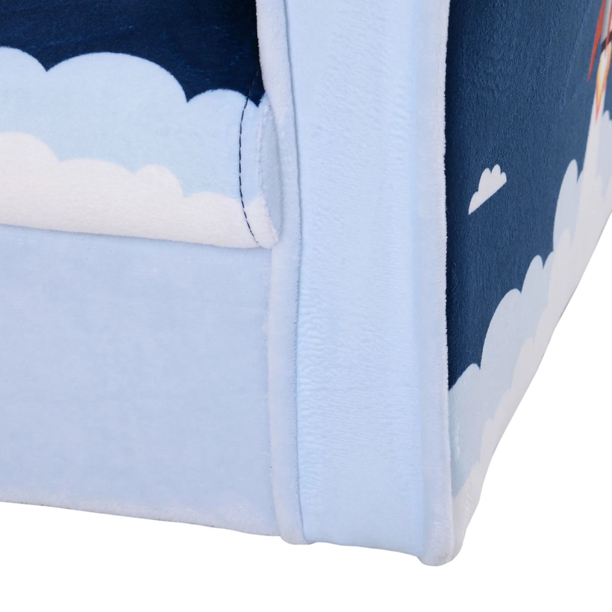Children Chair Armchair Single Sofa, 50 x 39 x 44cm, for 18M , Blue