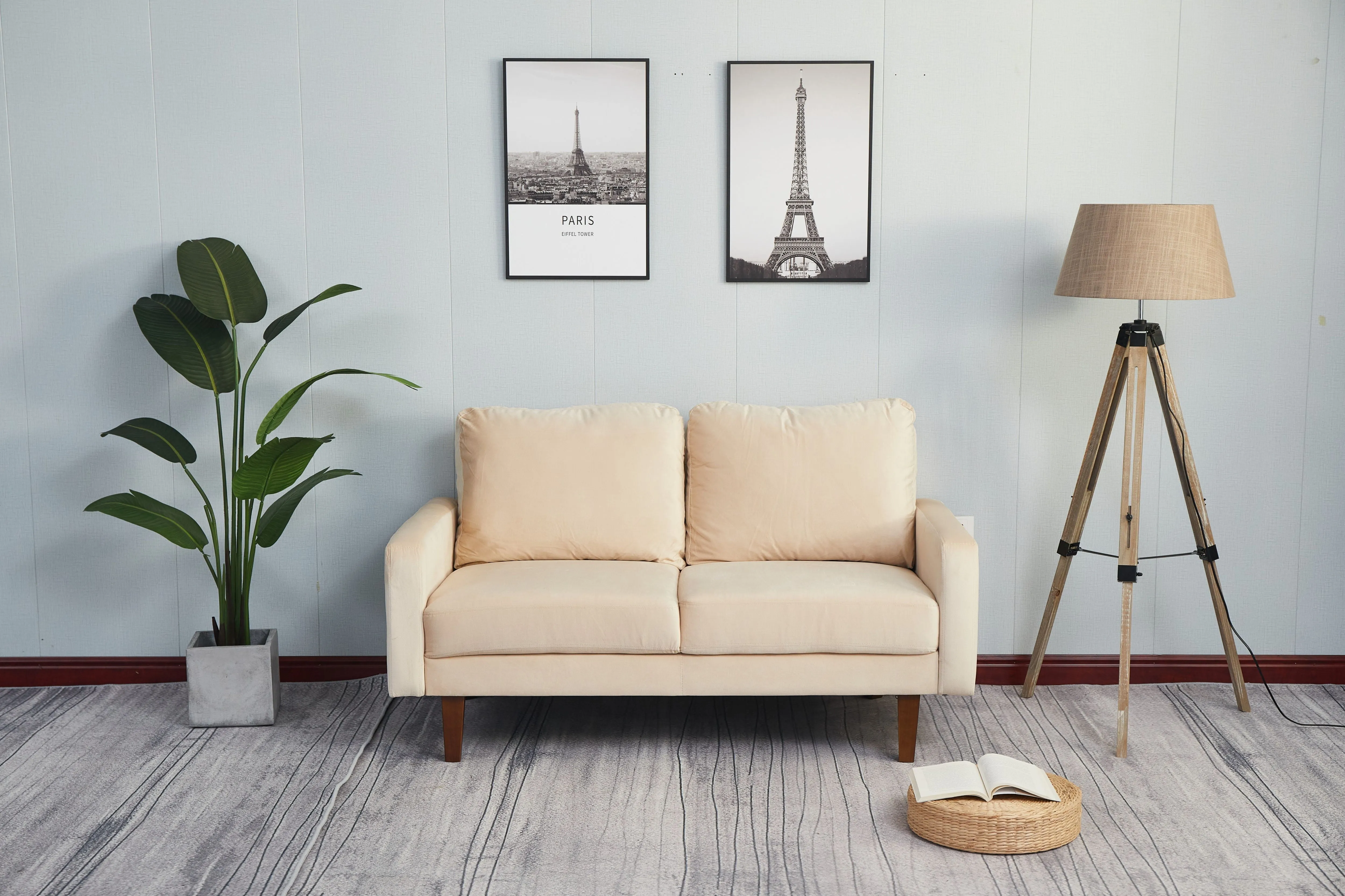Comfortable Loveseat With Durable Construction by Couch.com