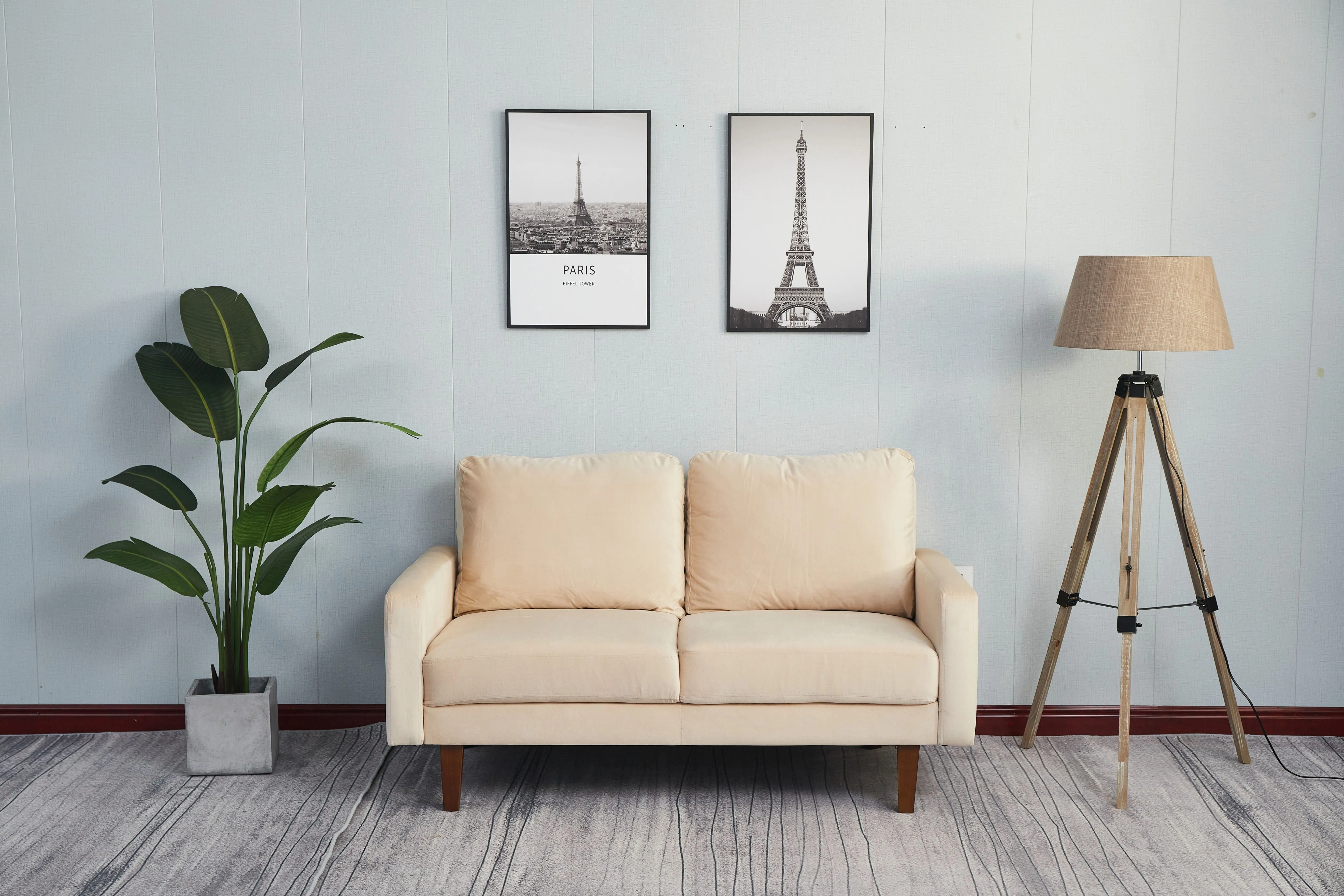 Comfortable Loveseat With Durable Construction by Couch.com
