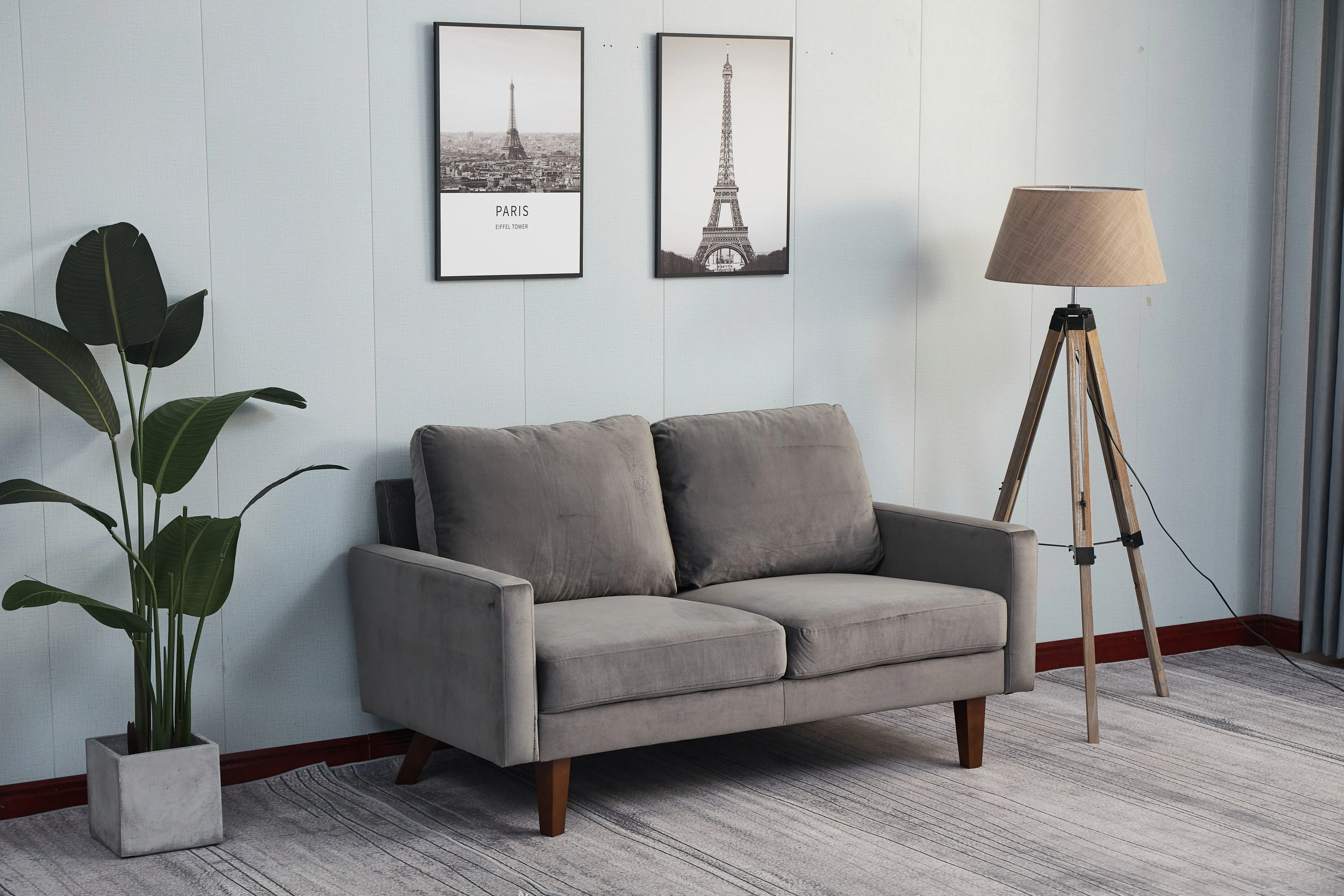 Comfortable Loveseat With Durable Construction by Couch.com