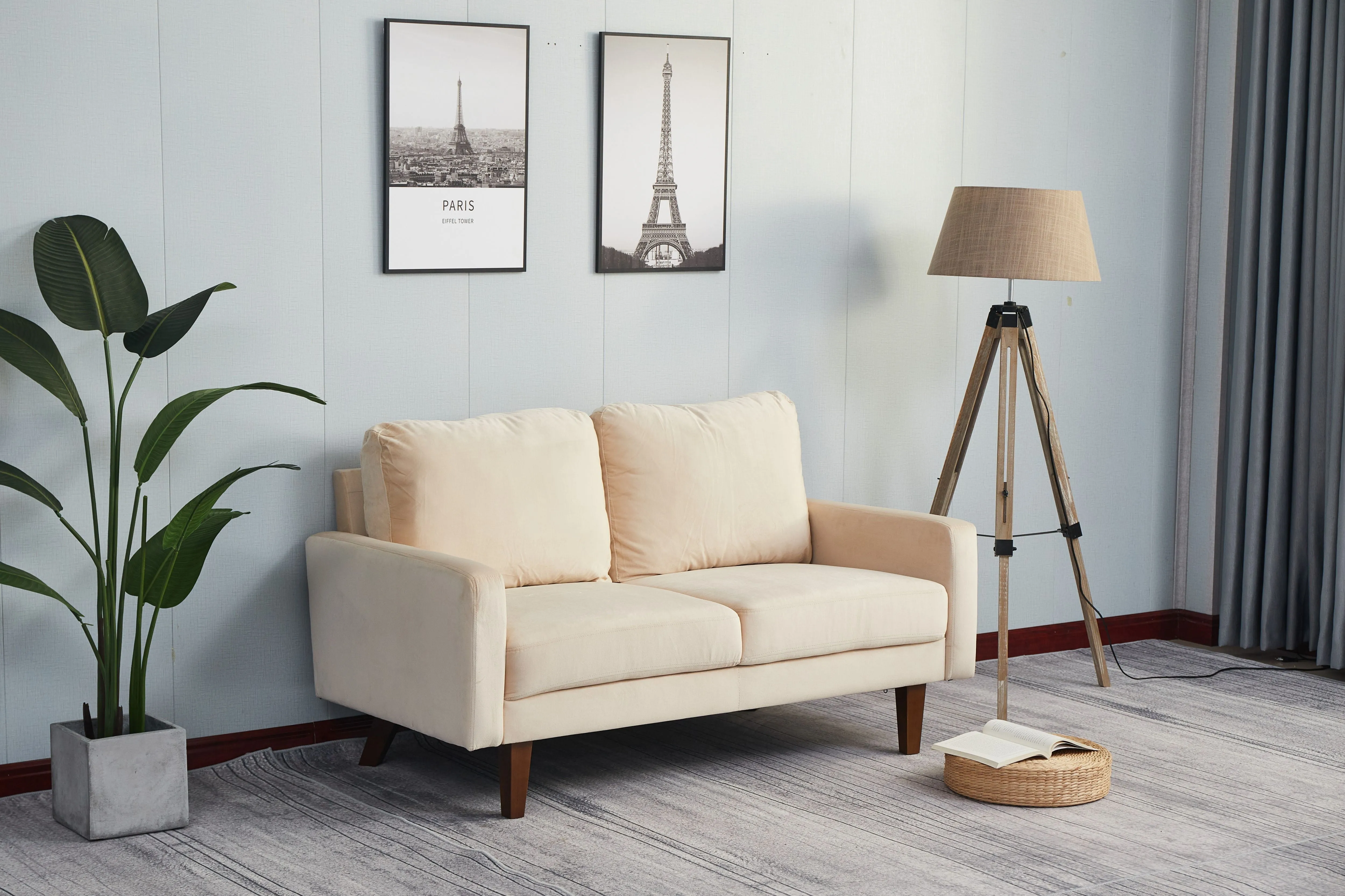 Comfortable Loveseat With Durable Construction by Couch.com