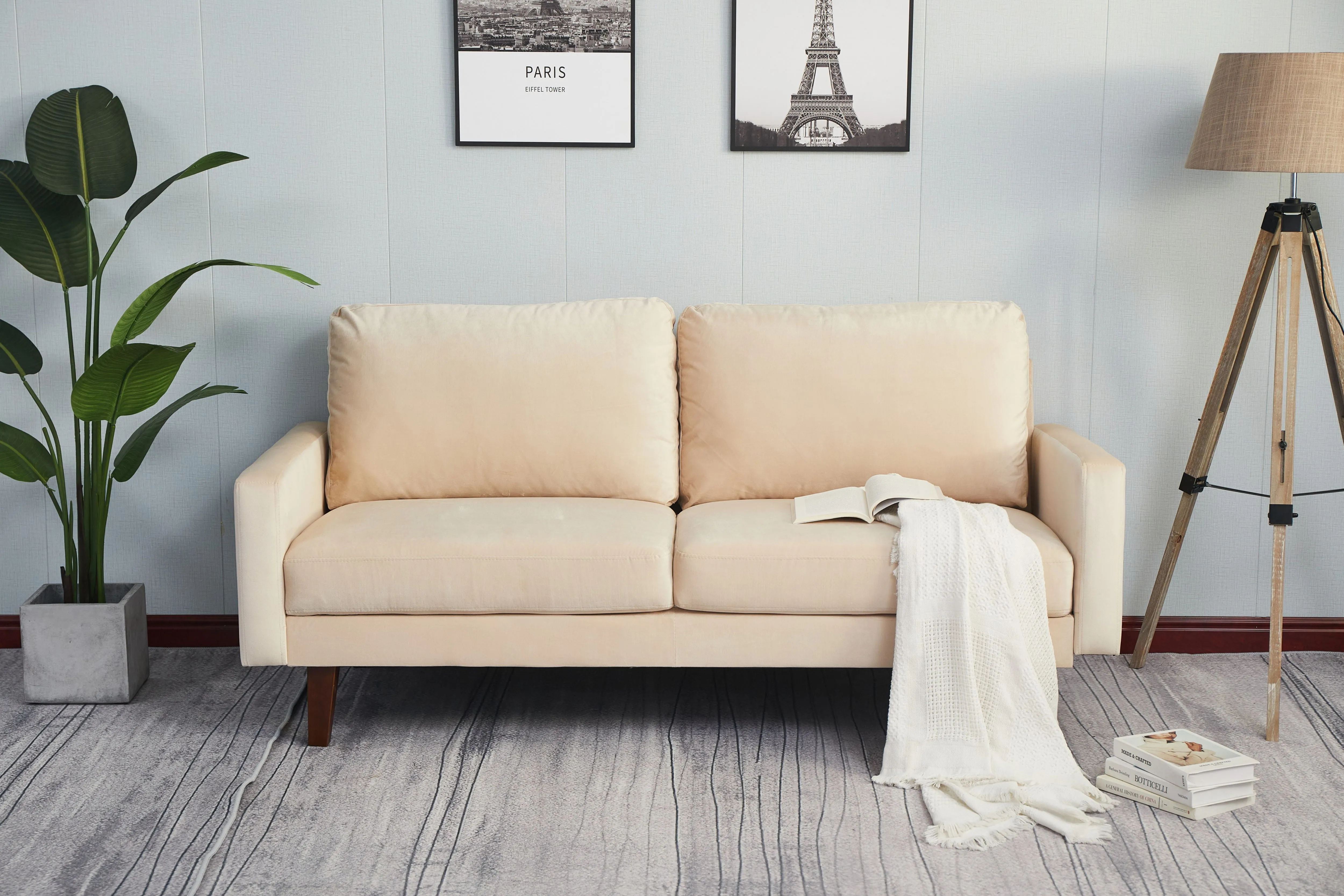 Comfortable Loveseat With Durable Construction by Couch.com