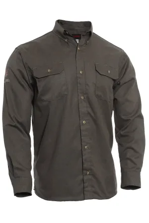 DRIFIRE Tecgen FR 5.5oz 8 CAL Grey Work Shirt TCG011502