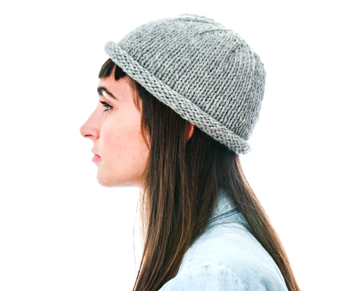 Fisherman Beanie, lightweight hand knit toque, made in Toronto