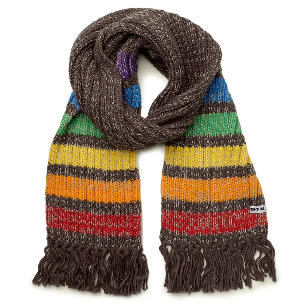 Gay Pride Rainbow Luxury Jumbo Reflective Scarf - Graphite