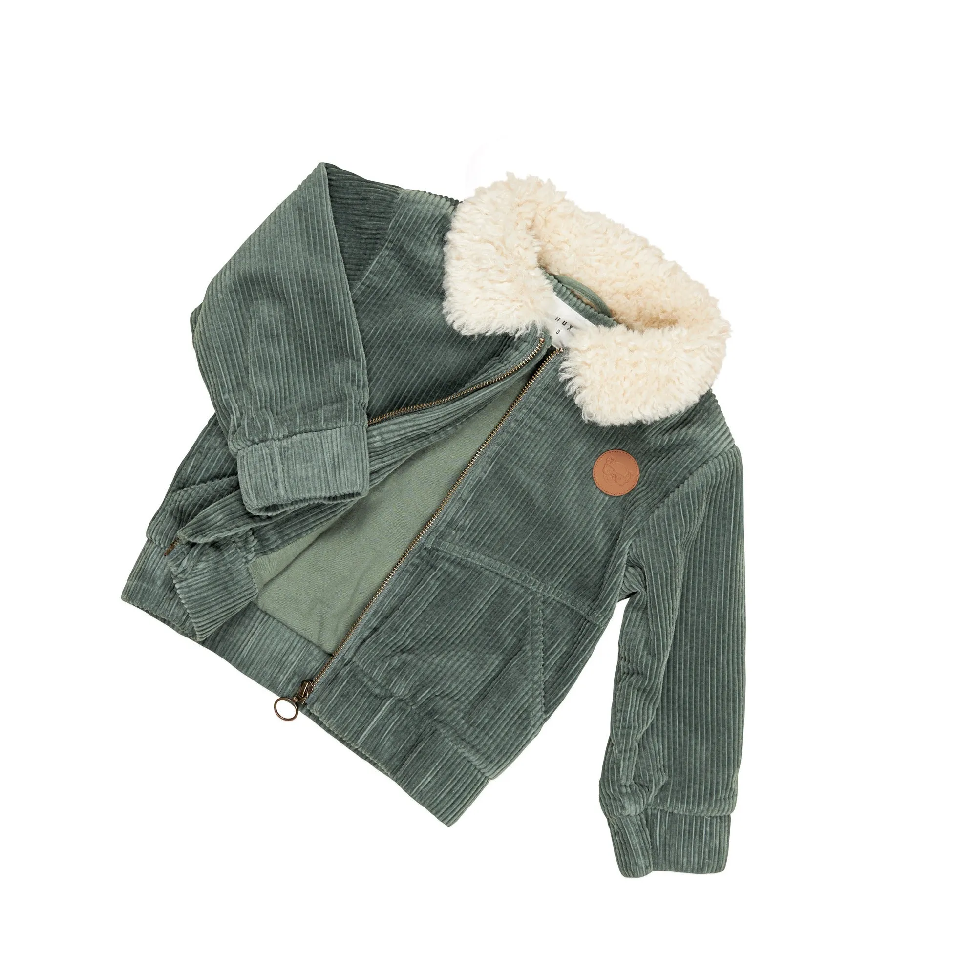 Huxbaby 80's Cord Jacket - Light Spruce