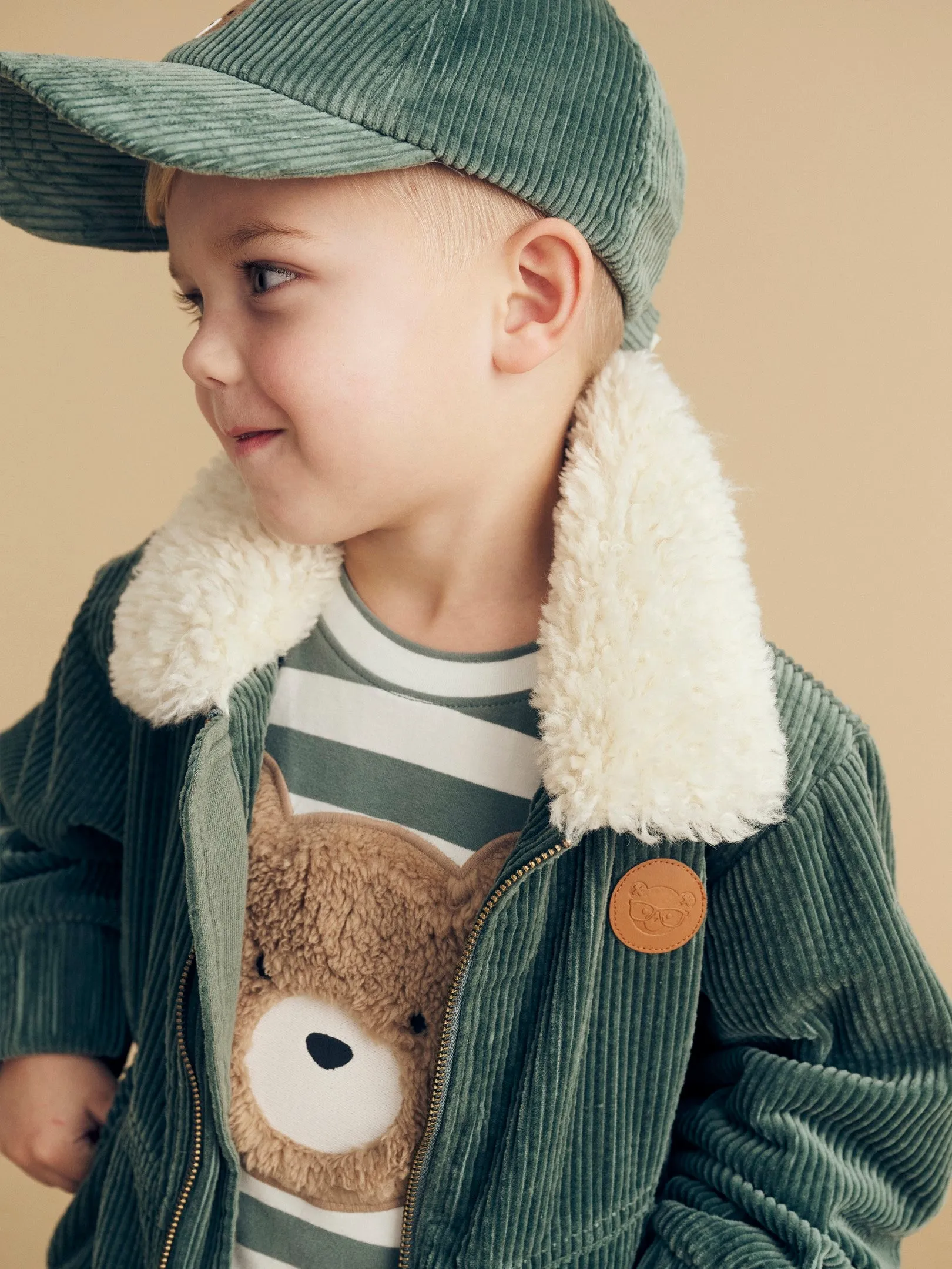 Huxbaby 80's Cord Jacket - Light Spruce