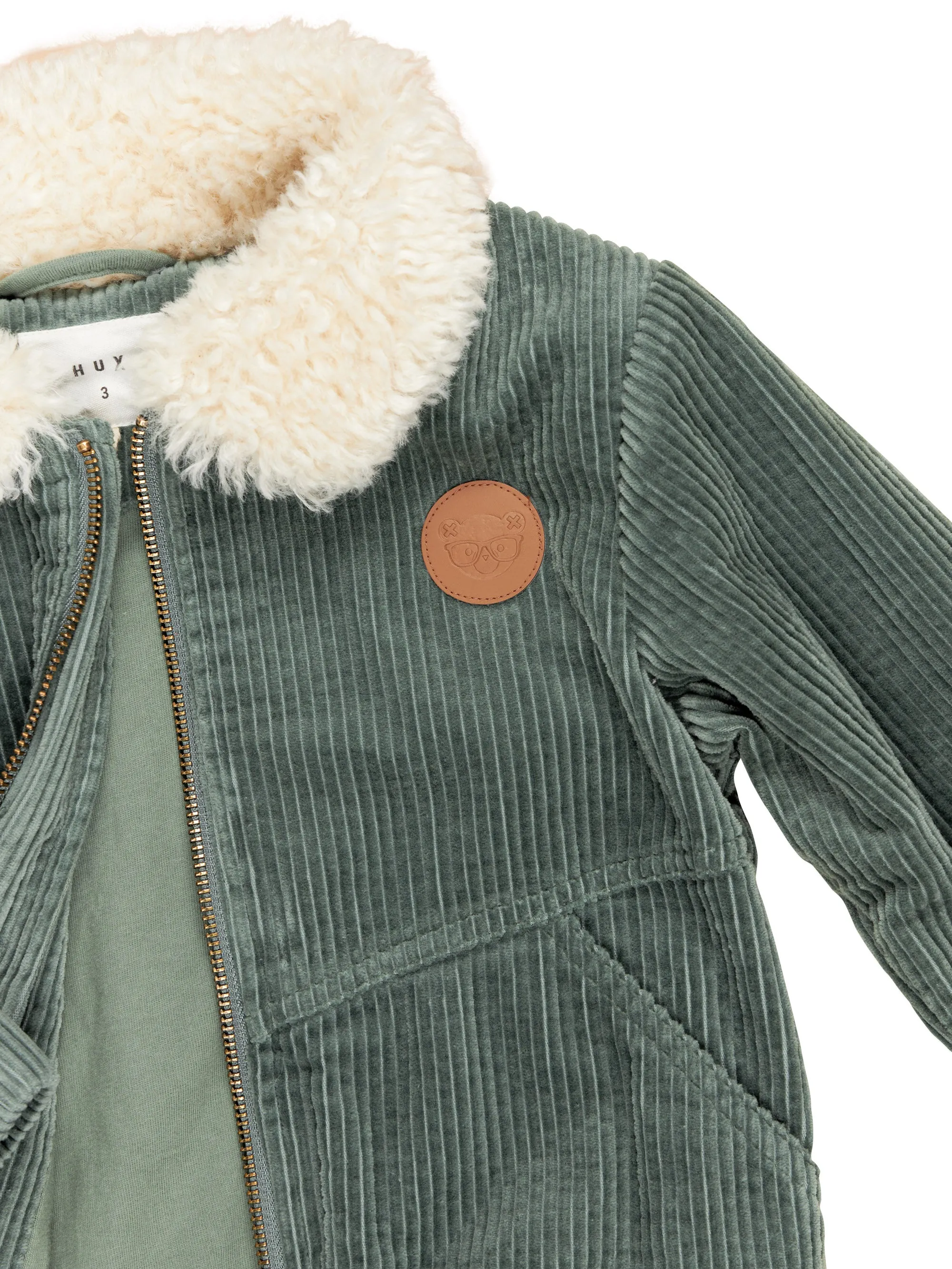 Huxbaby 80's Cord Jacket - Light Spruce