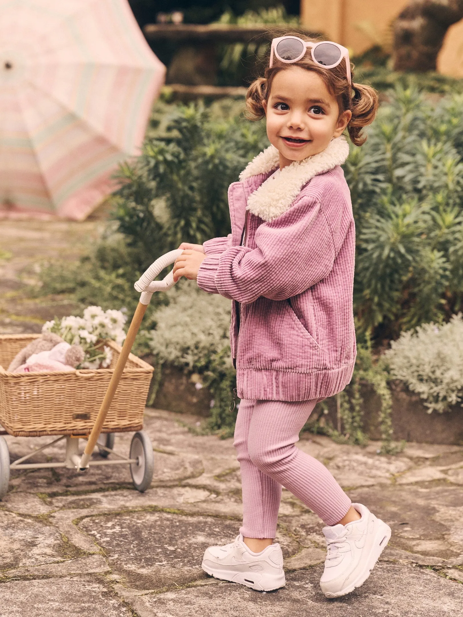 Huxbaby 80's Cord Jacket - Orchid