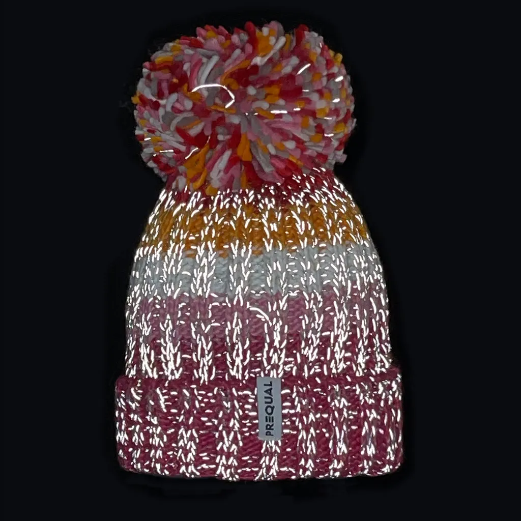 Lesbian Luxury Super Sherpa Fleece Lined Reflective Bobble Hat
