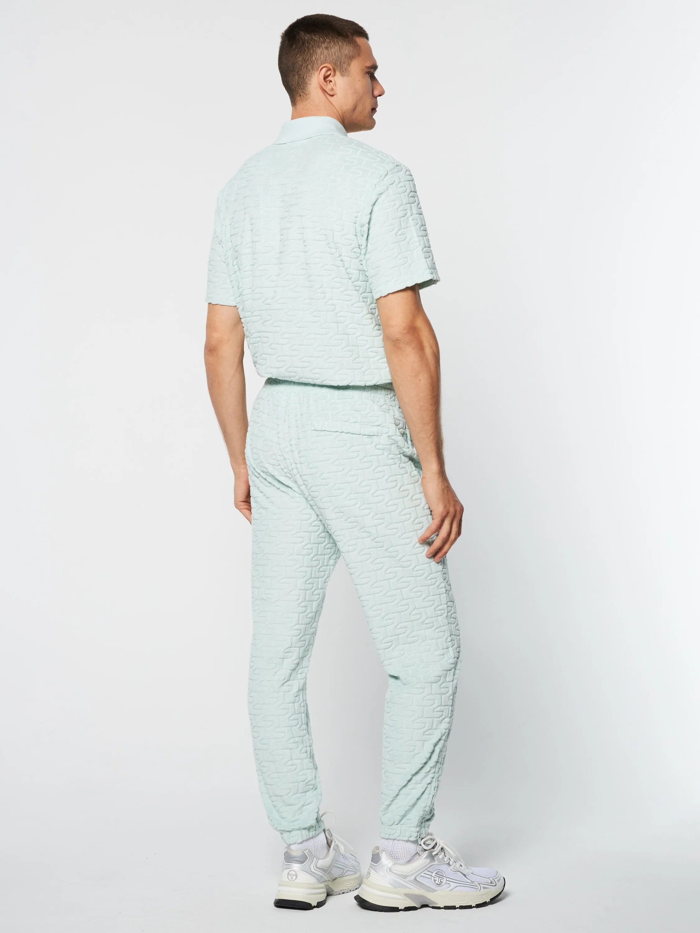 Livata Monogram Track Pant- Surf Spray