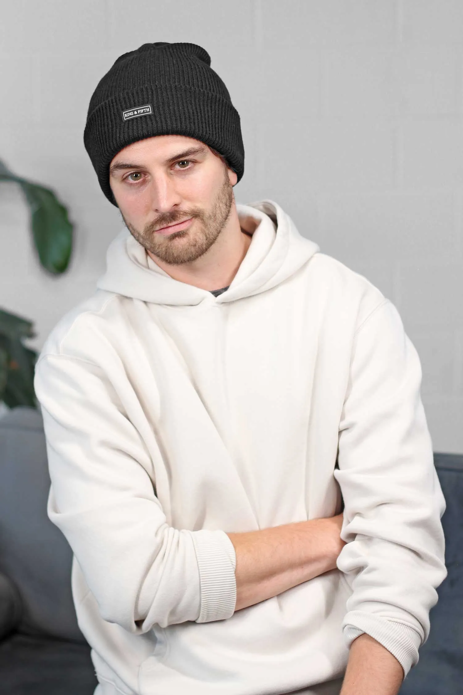 Mens Slouchy Beanie - The Forte XL