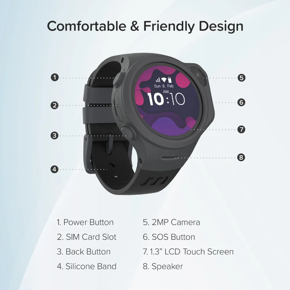 MYFIRST Watch Fone R1C Grey