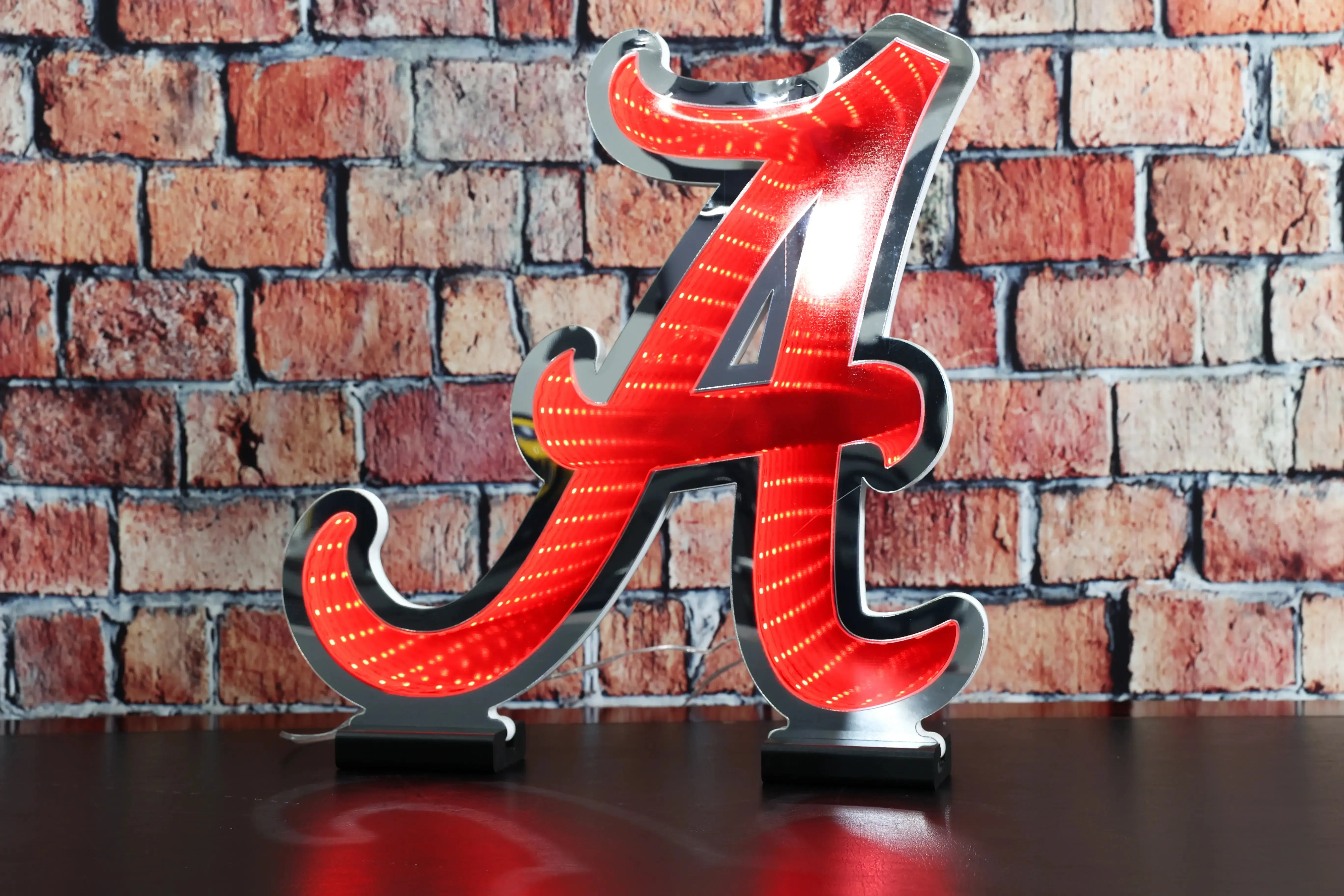 NCAA LED Infinity Logo Light - Alabama Crimson Tide