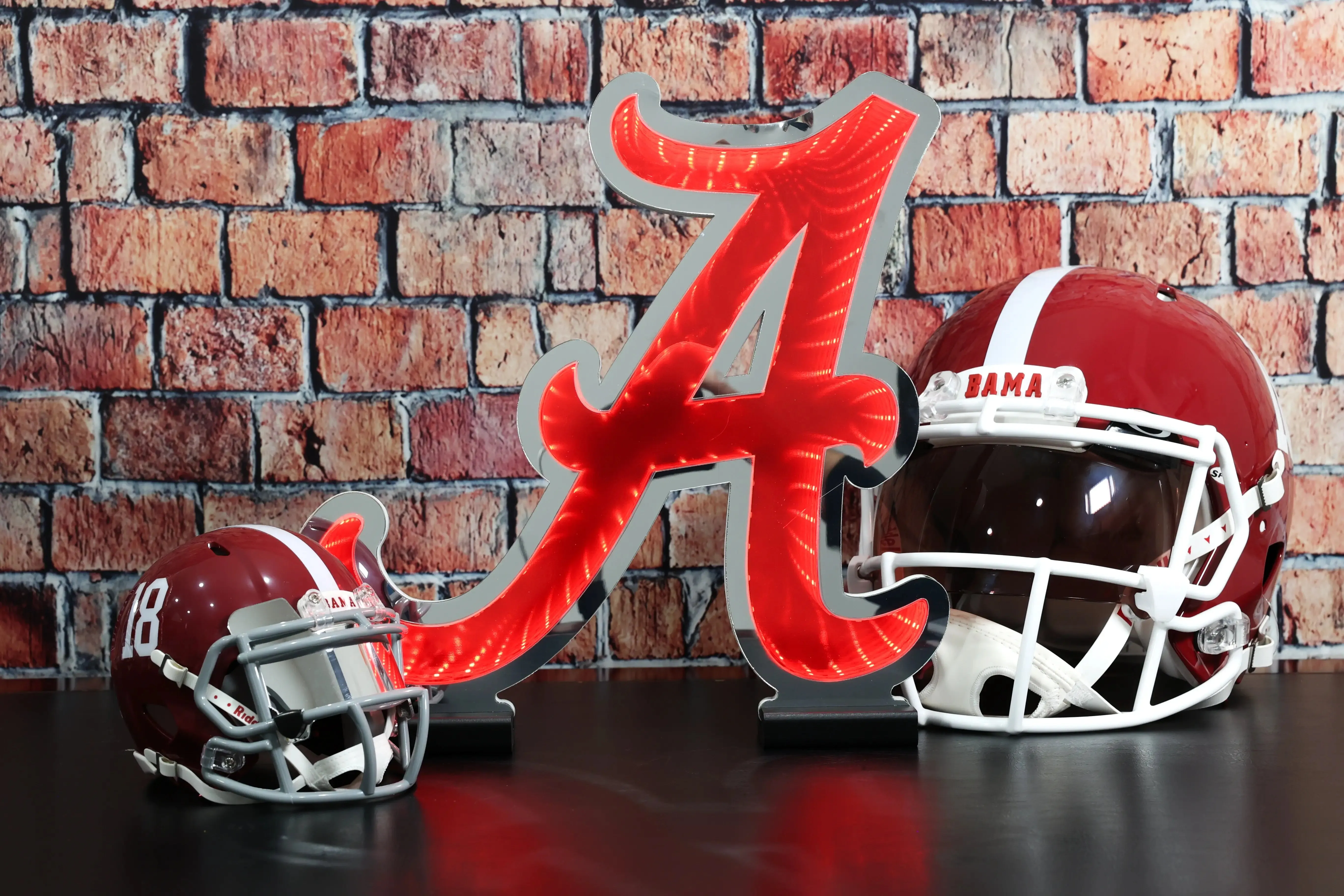 NCAA LED Infinity Logo Light - Alabama Crimson Tide