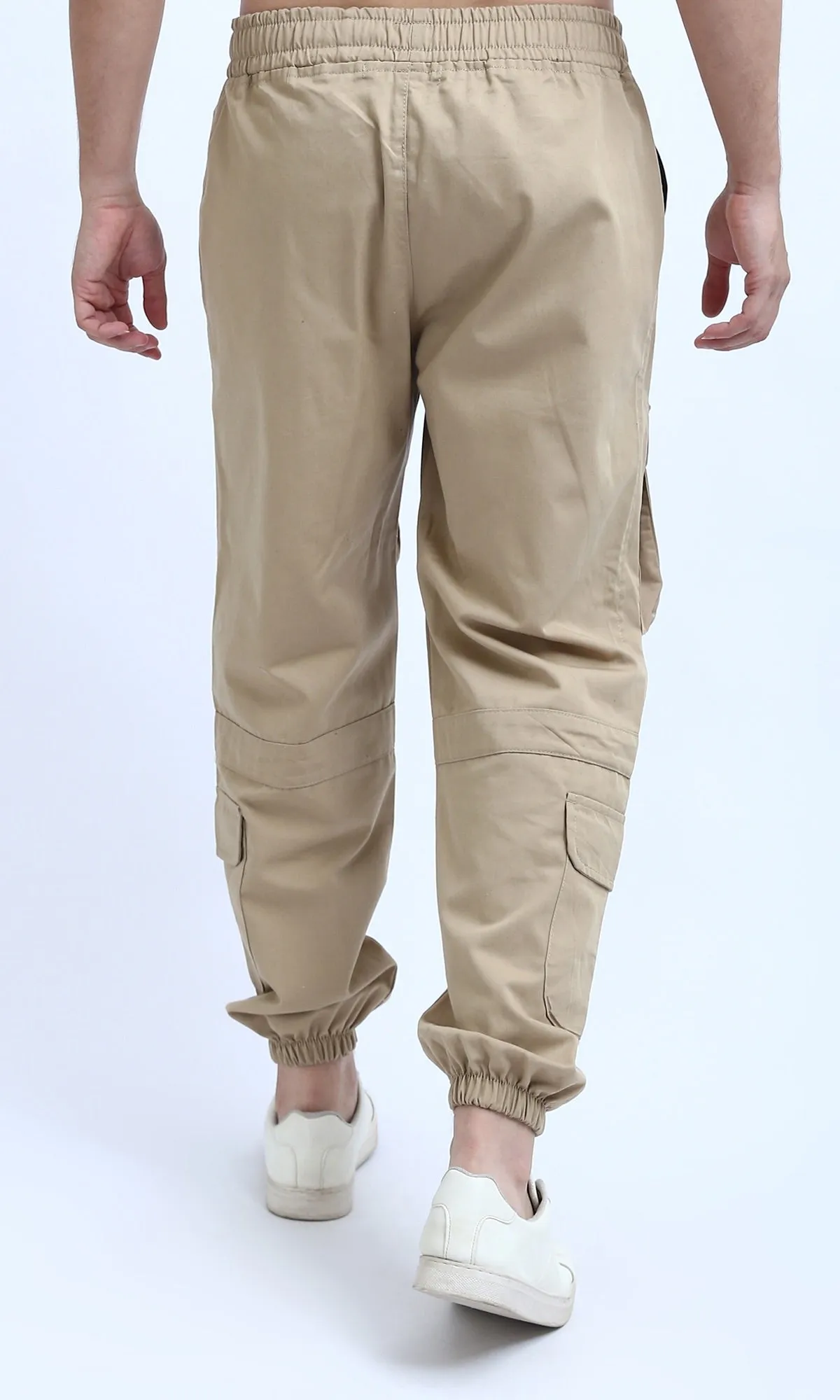 O191958 - Solid Black Cargo With Black Drawstring
