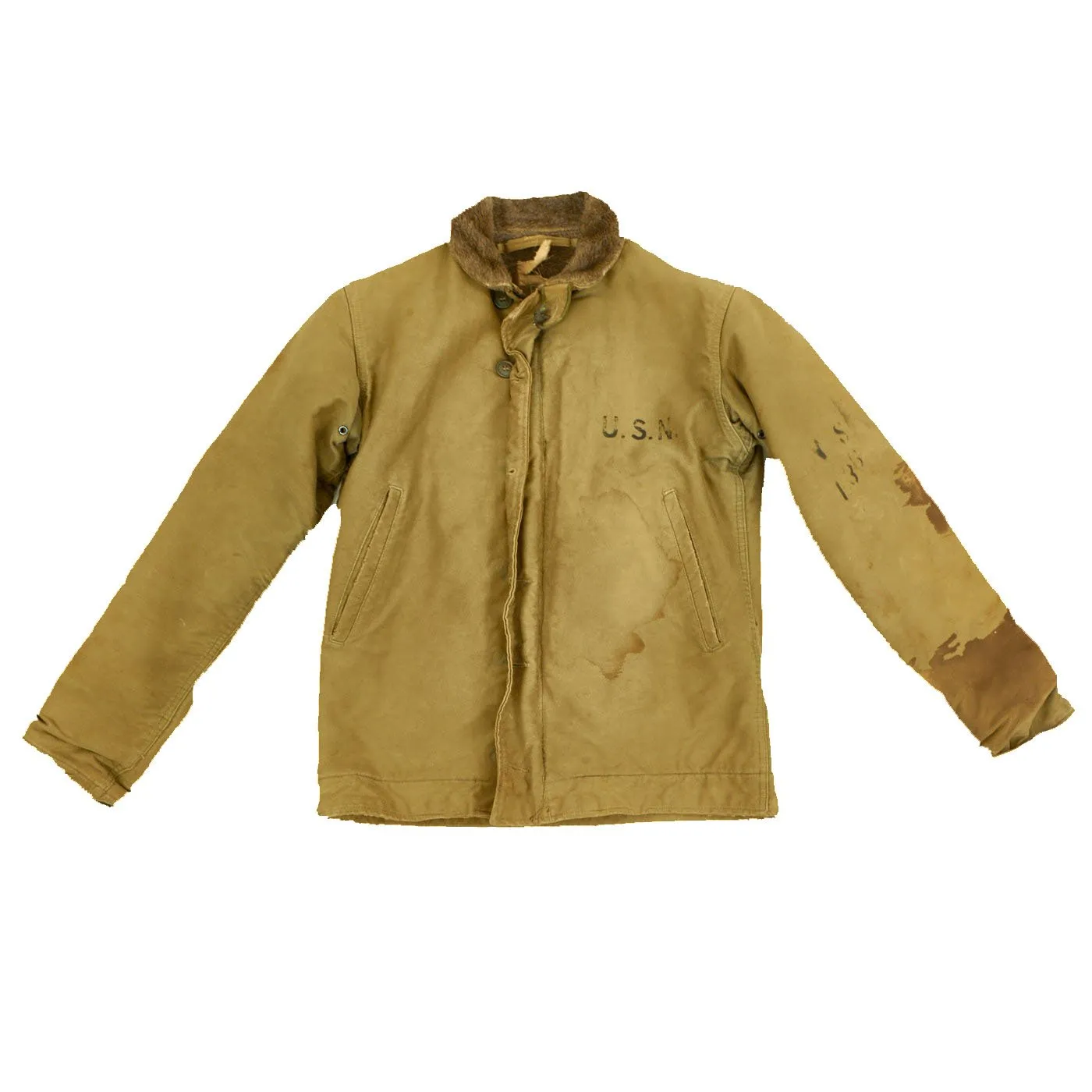 Original U.S. WWII N-1 Navy Deck Jacket