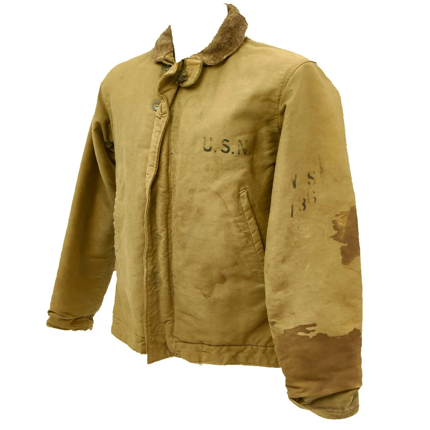 Original U.S. WWII N-1 Navy Deck Jacket