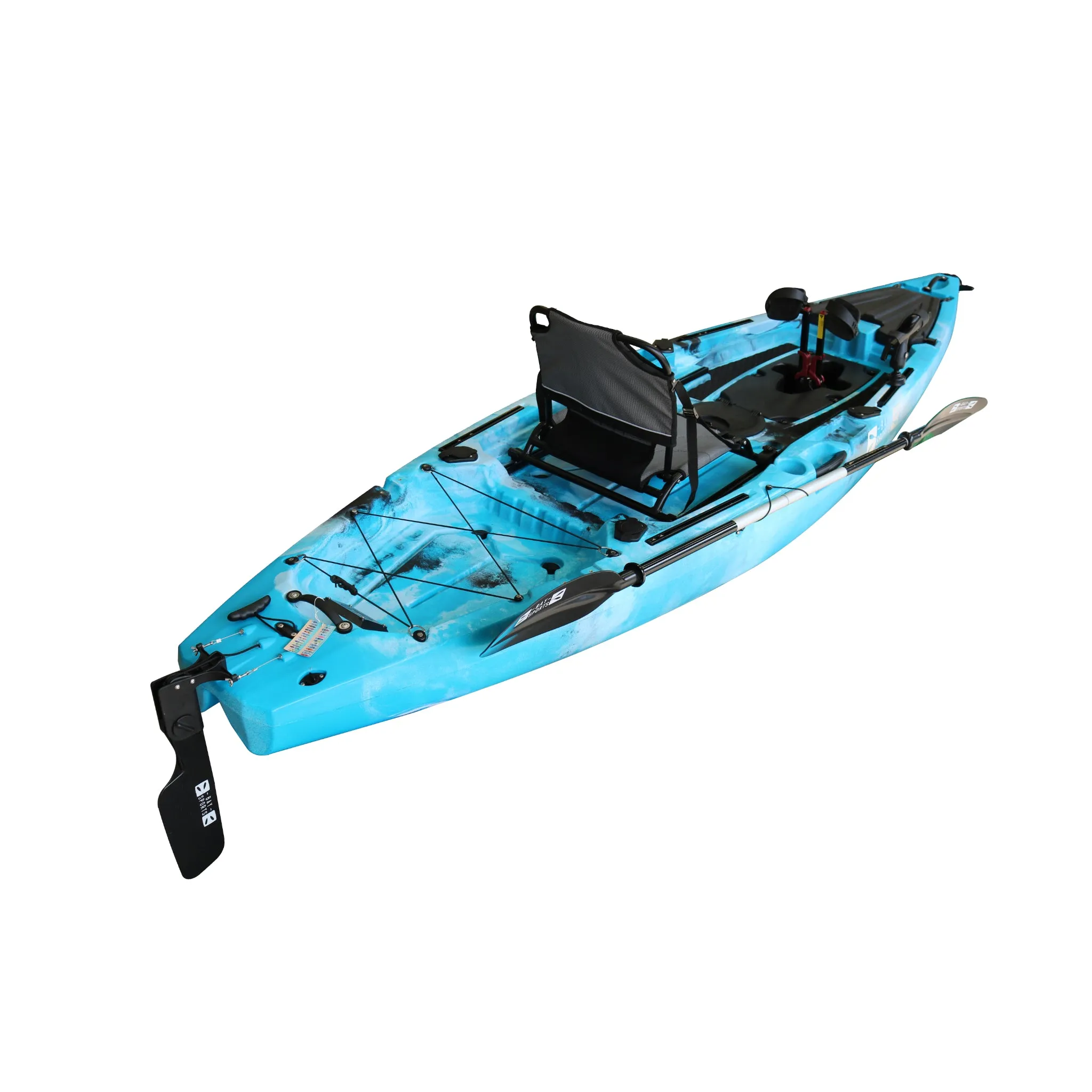 Pedal Pro Fish - 3.6m Pedal-Powered Fishing Kayak MaxDrive 360