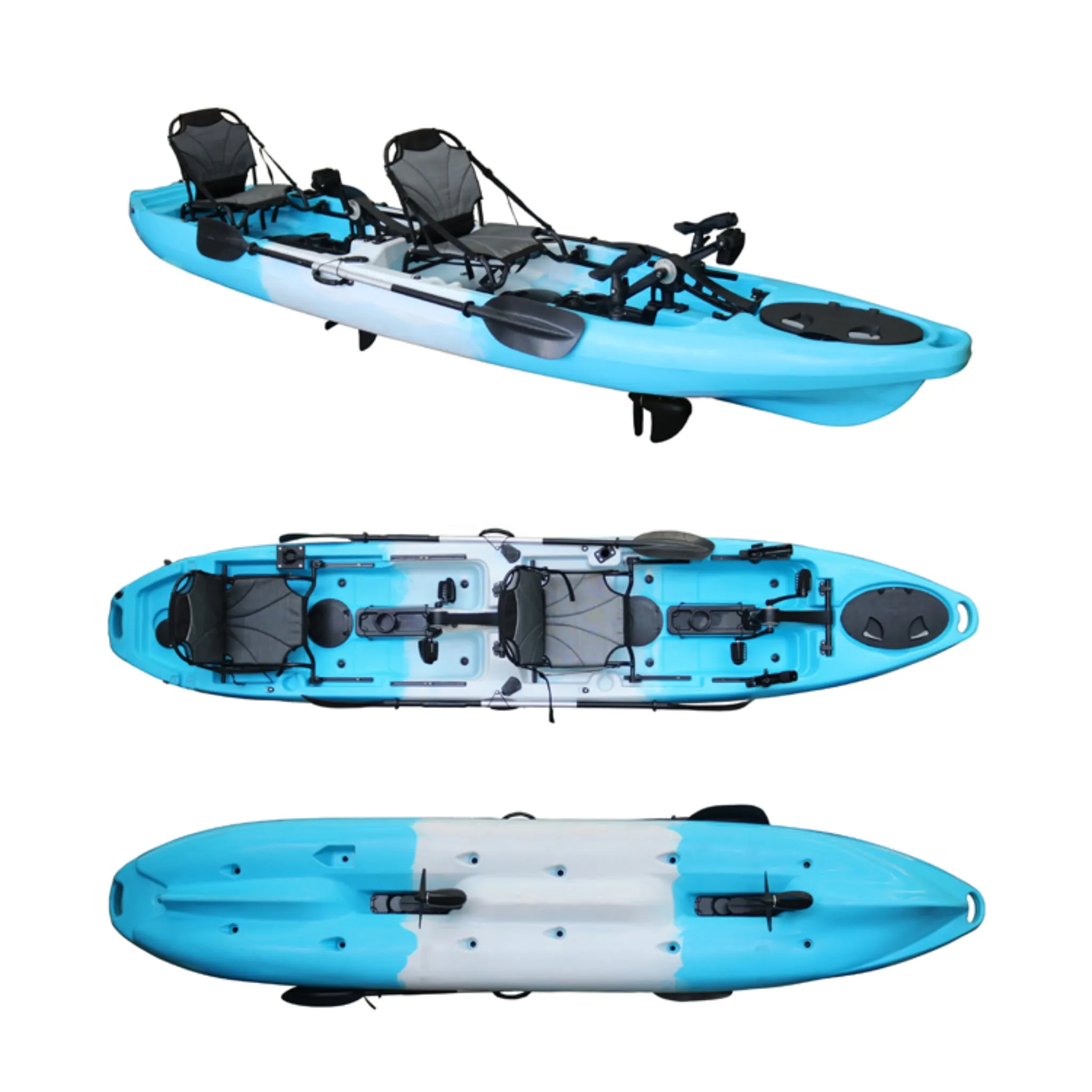 Pedal Pro Fish Tandem - 4.3m Pedal-Powered Fishing Kayak