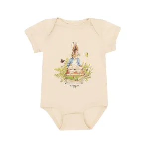 Peter Rabbit Book Stack Baby Bodysuit by Out of Print