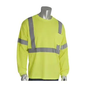 PIP 315-1350FR/2X ANSI Type R Class 3 AR / FR Crew Neck Long Sleeve T-Shirt