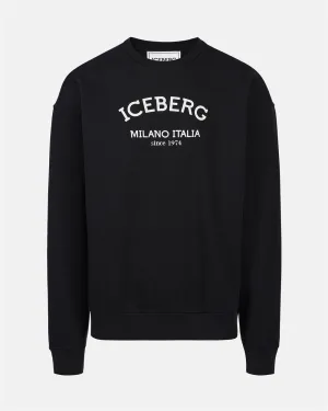 Print Logo 5C Sweatshirt (Black) - I24E05D63179000
