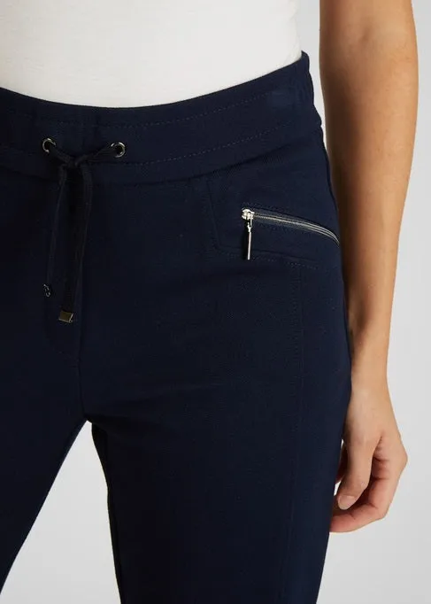 Rabe Tie Waist Trouser Navy