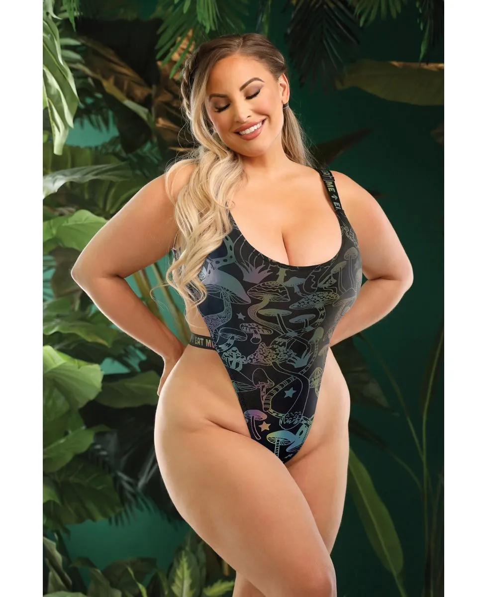Rainbow Mushrooms Bodysuit - Flash Reflective