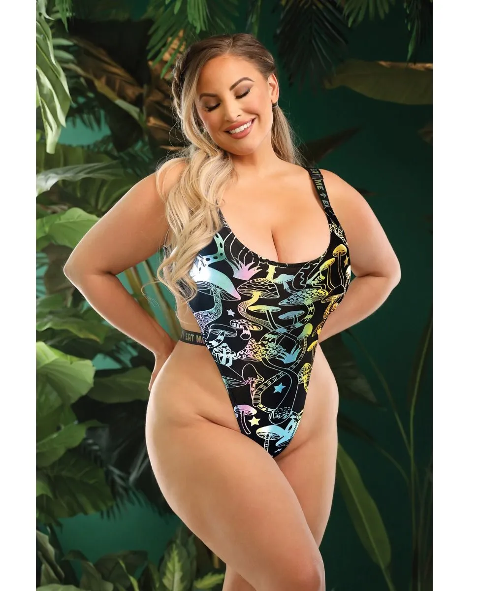 Rainbow Mushrooms Bodysuit - Flash Reflective