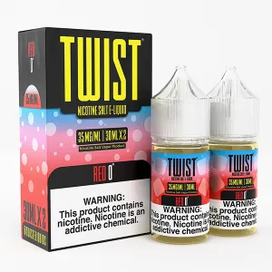 Red 0° (Ice Watermelon Madness) by Twist Salts Series 30mL 2-Pack