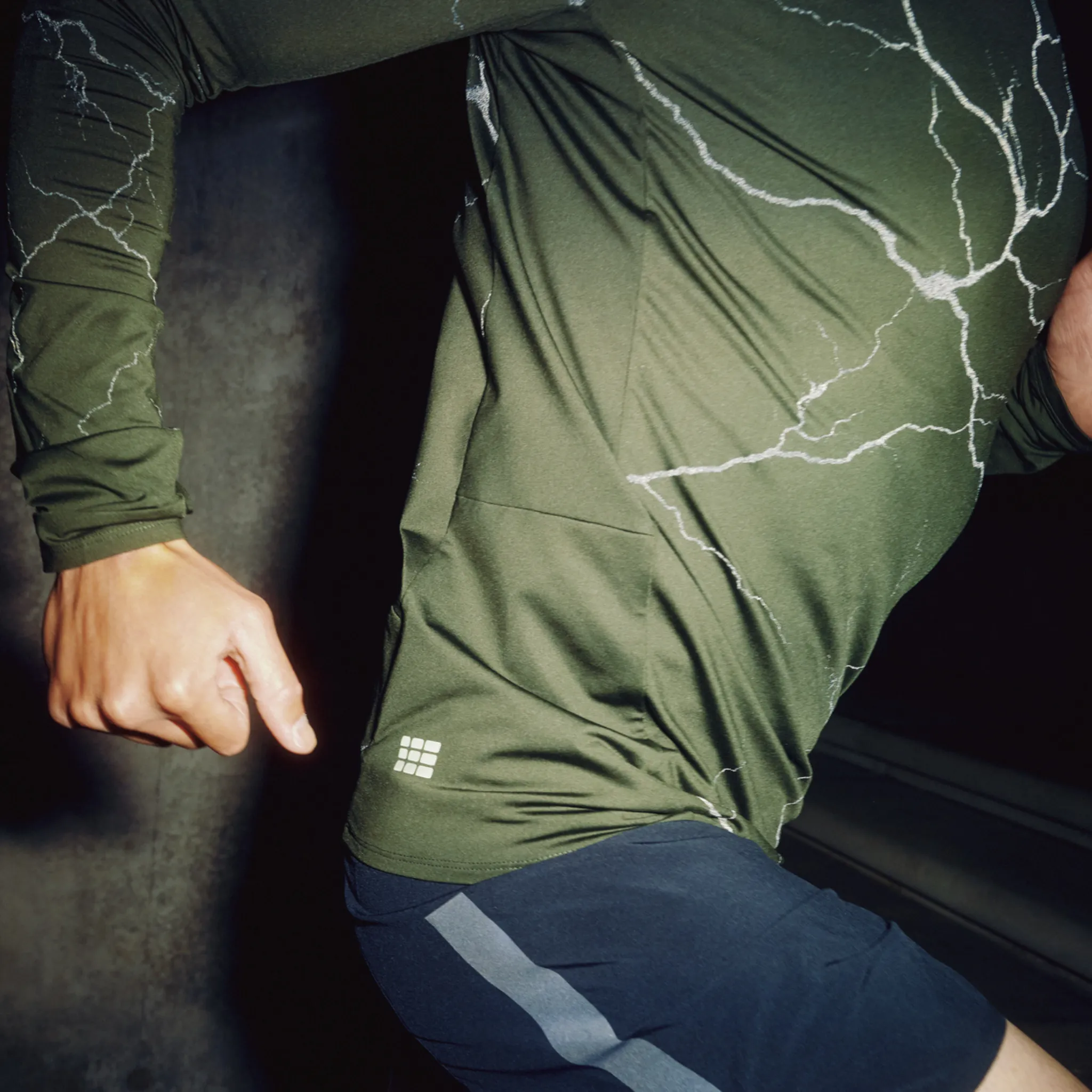 Reflective Long Sleeve Shirt, Men