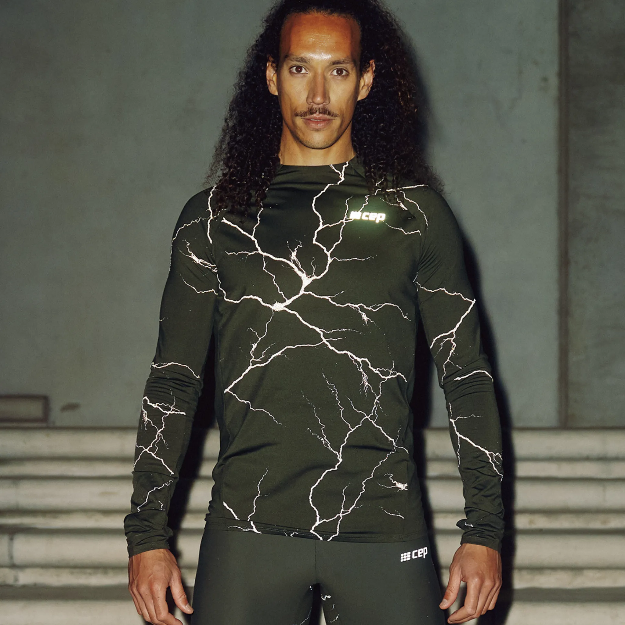 Reflective Long Sleeve Shirt, Men
