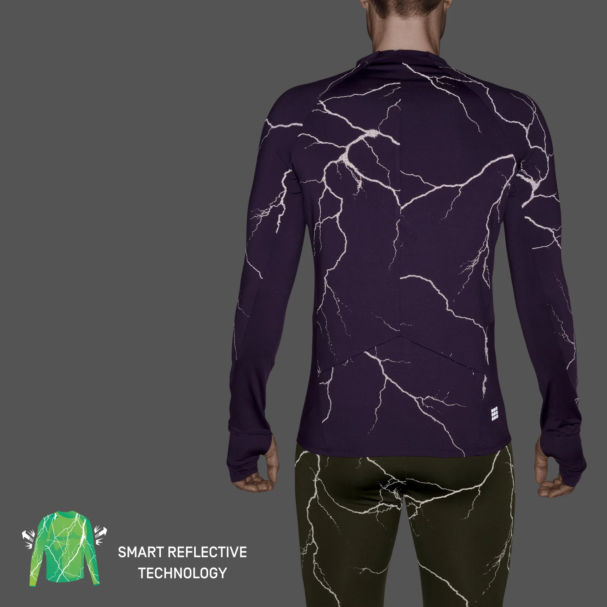 Reflective Long Sleeve Shirt, Men