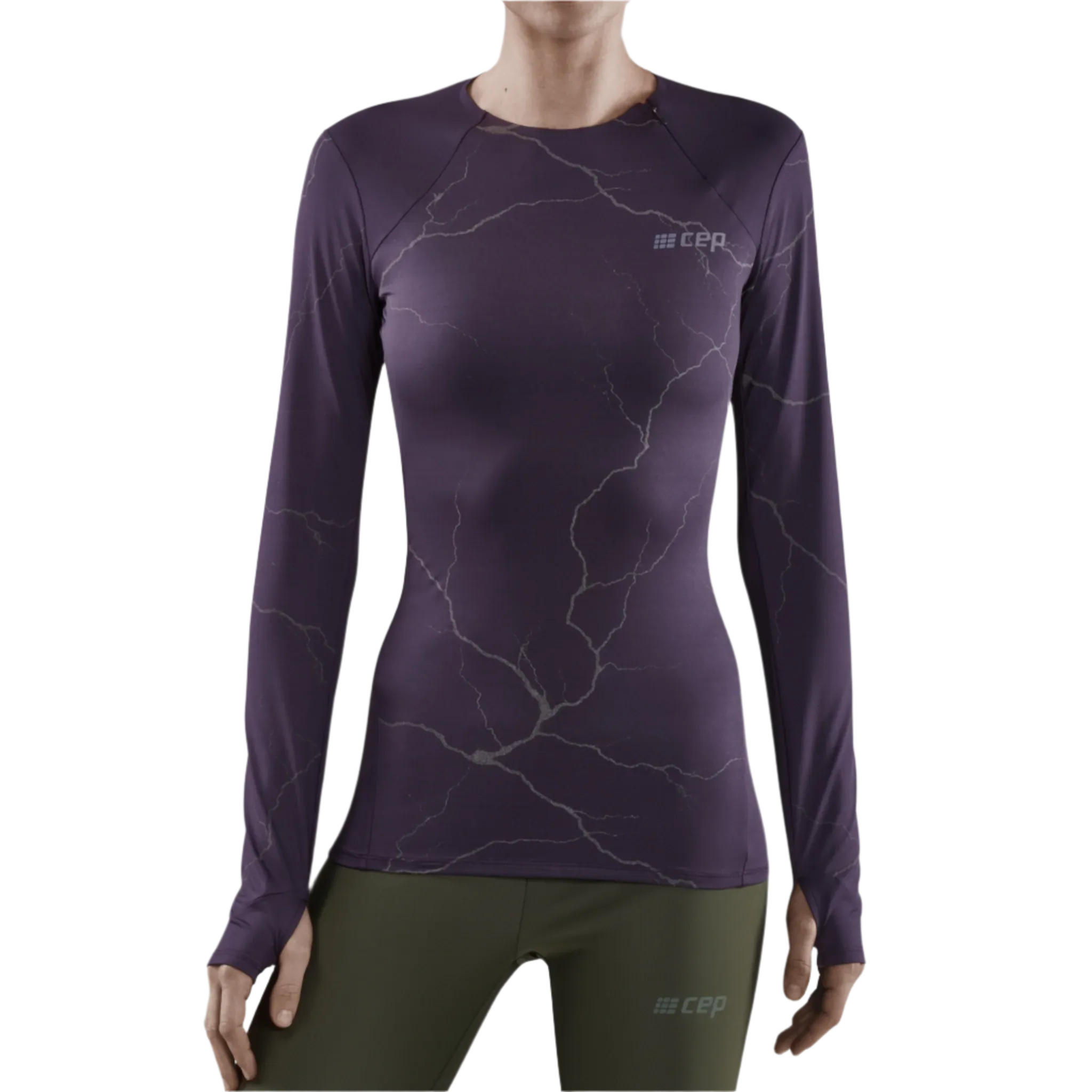 Reflective Long Sleeve Shirt, Women
