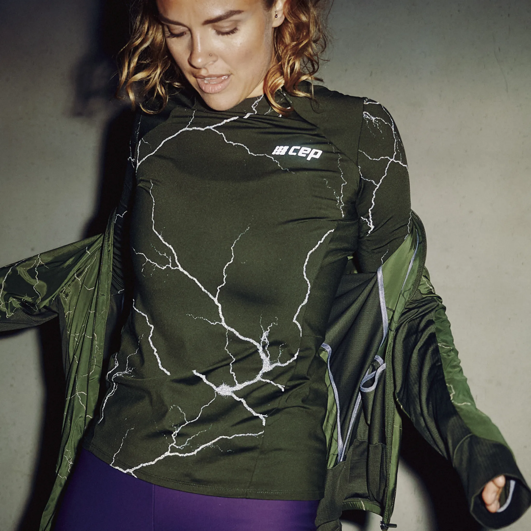 Reflective Long Sleeve Shirt, Women