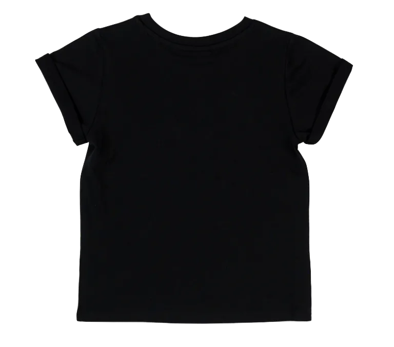 Rock Your Kid - Santa Sleigher Tee in Black