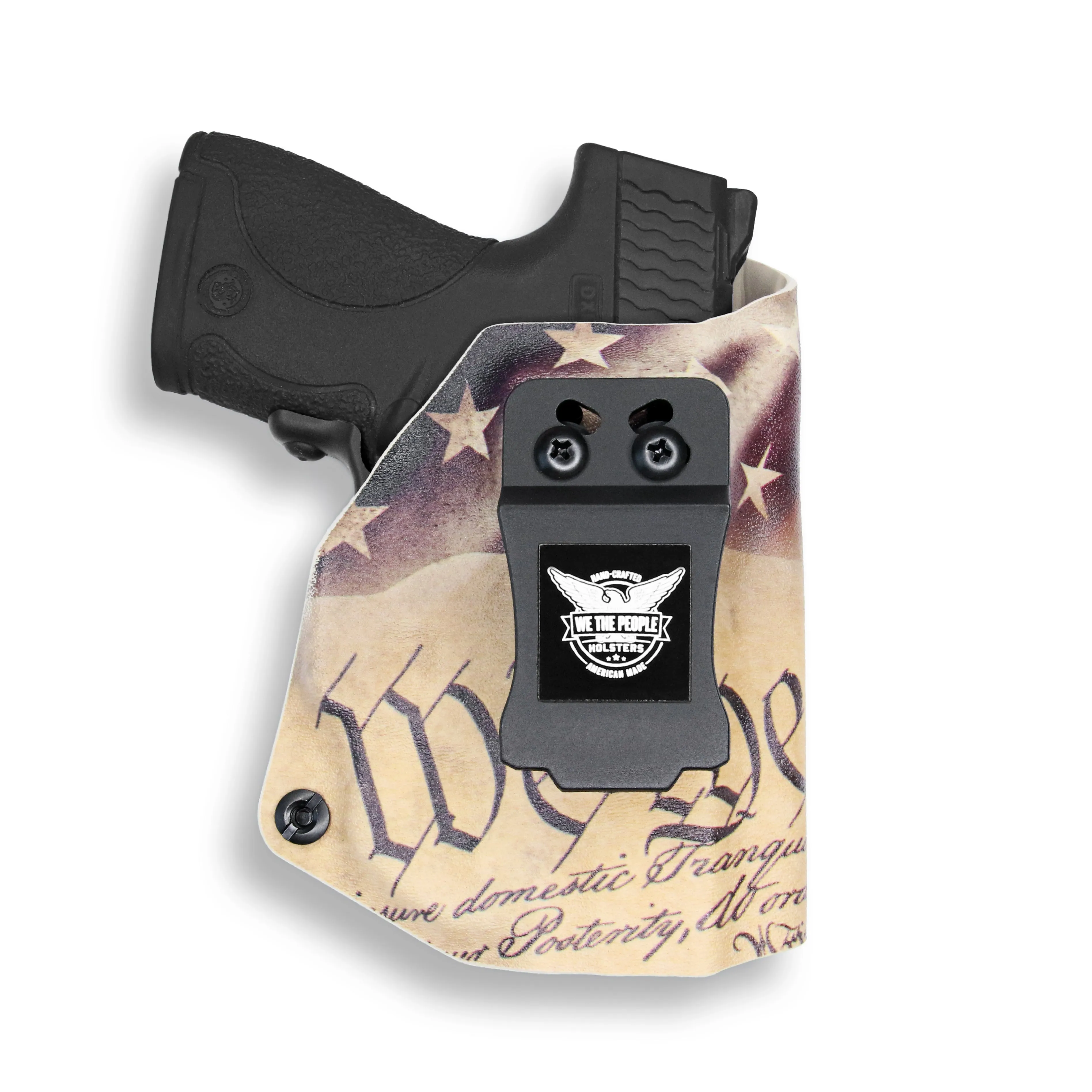 Smith & Wesson M&P Shield / M2.0 / Plus 9mm/.40/30 Super Carry with Crimson Trace LG489G Laser IWB Holster
