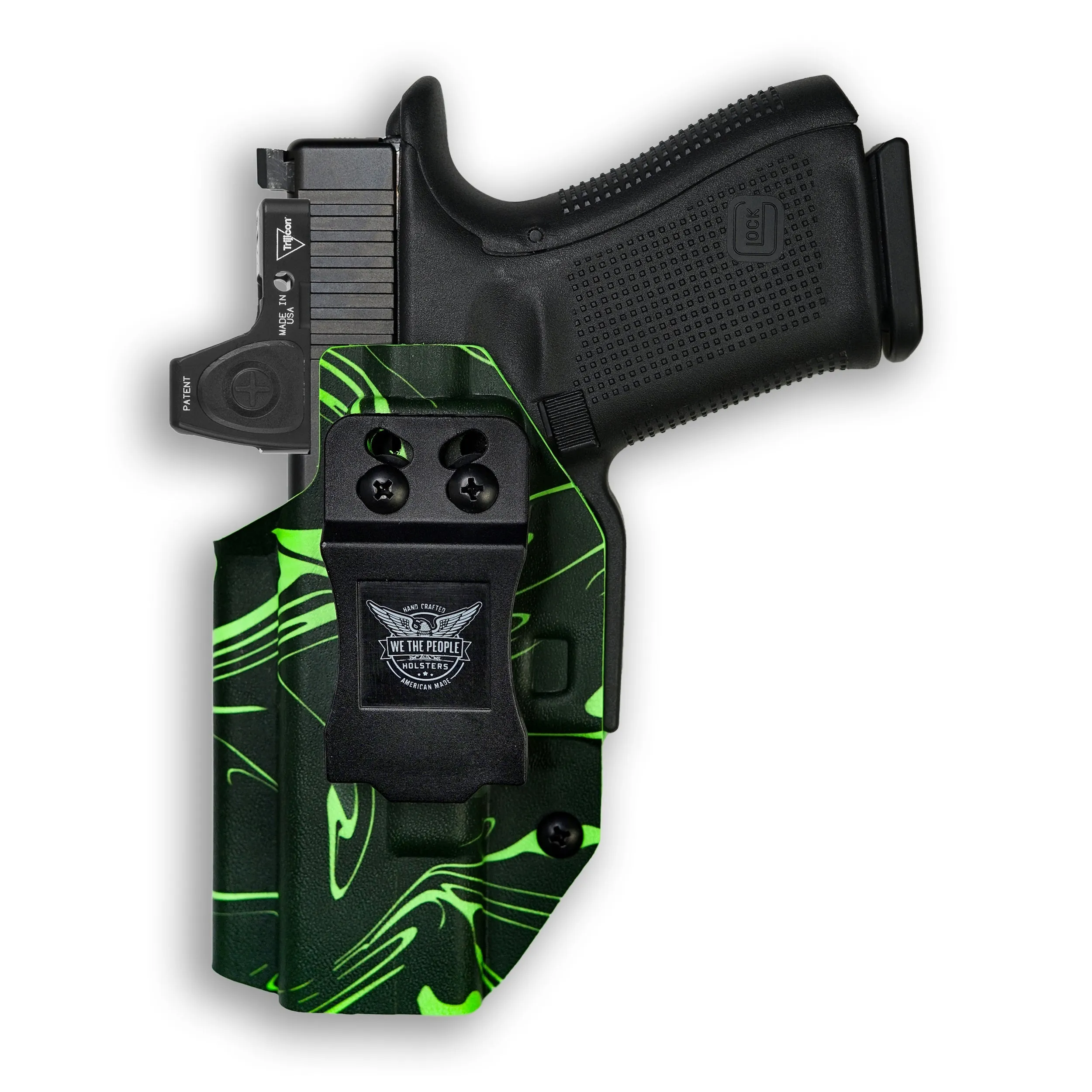 Smith & Wesson M&P Shield / M2.0 / Plus 9mm/.40/30 Super Carry with Crimson Trace LG489G Laser IWB Holster