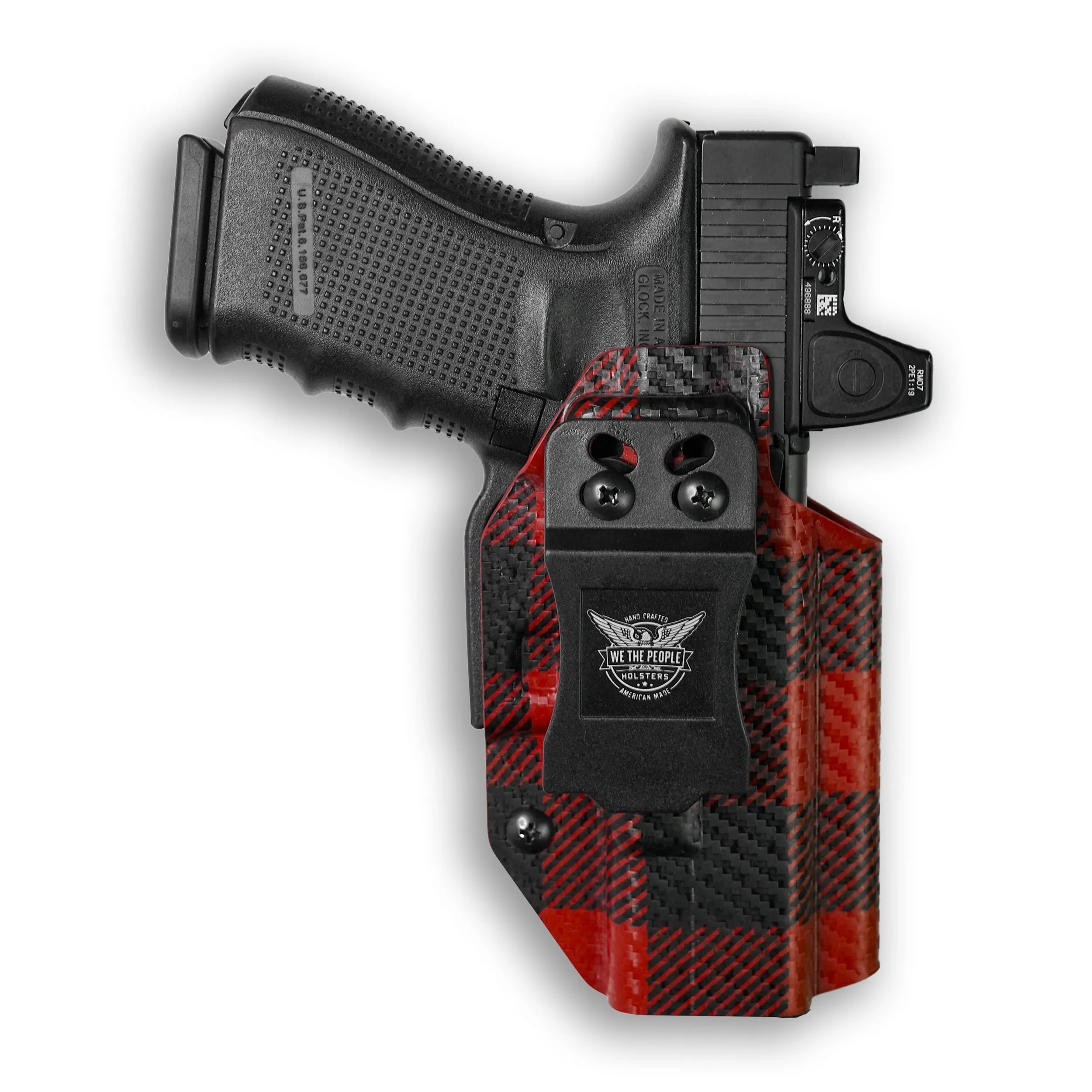 Smith & Wesson M&P Shield / M2.0 / Plus 9mm/.40/30 Super Carry with Crimson Trace LG489G Laser IWB Holster