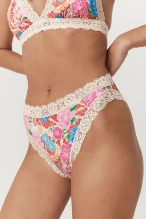 Spell Painter’s Garden Lace Brief - Crimson