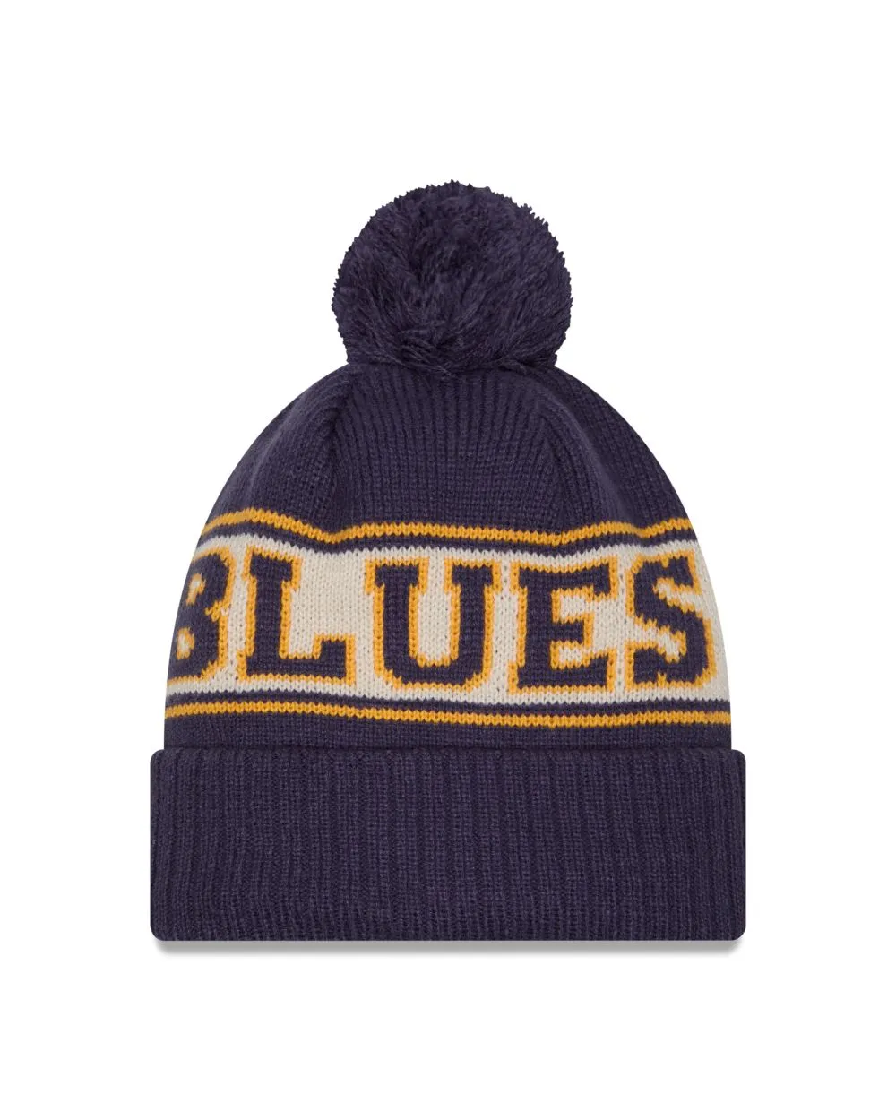 ST. LOUIS BLUES NEW ERA NOTE RETRO POM KNIT - MULTI