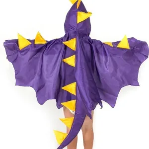 Toddler Dragon Cape Purple