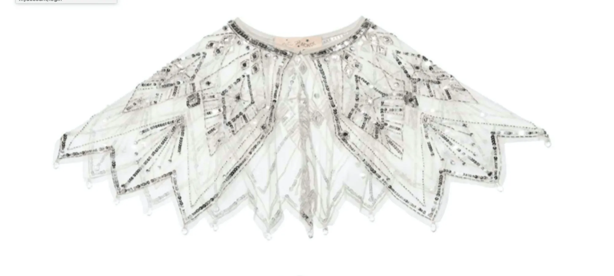Tutu Du Monde Diamond Skies Cape In Milk